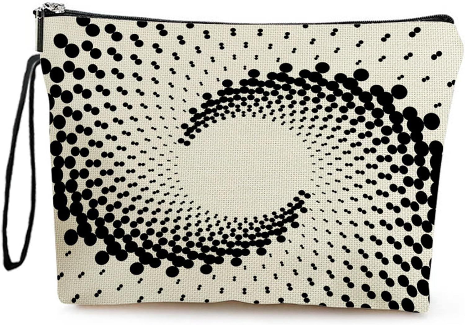 Canvas Cosmetic Bag, Unique Geometric Pattern Cosmetic Bag, Women'S Gifts, Birthday Gifts for Mom, Gifts for Girlfriends, Bridal Bridesmaid Cosmetic Bag