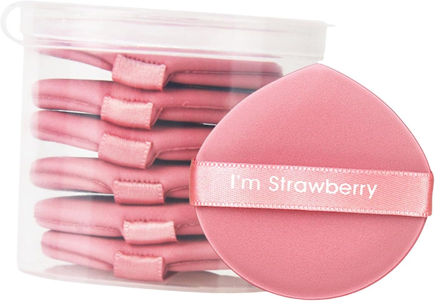 7X Air Cushion Powder Puff, Face Makeup Puffs, Air Puff Makeup Pads, Blending Sponge, Makeup Foundation Sponge for Cream Foundation Concealer, Pink with Bottle image number 2