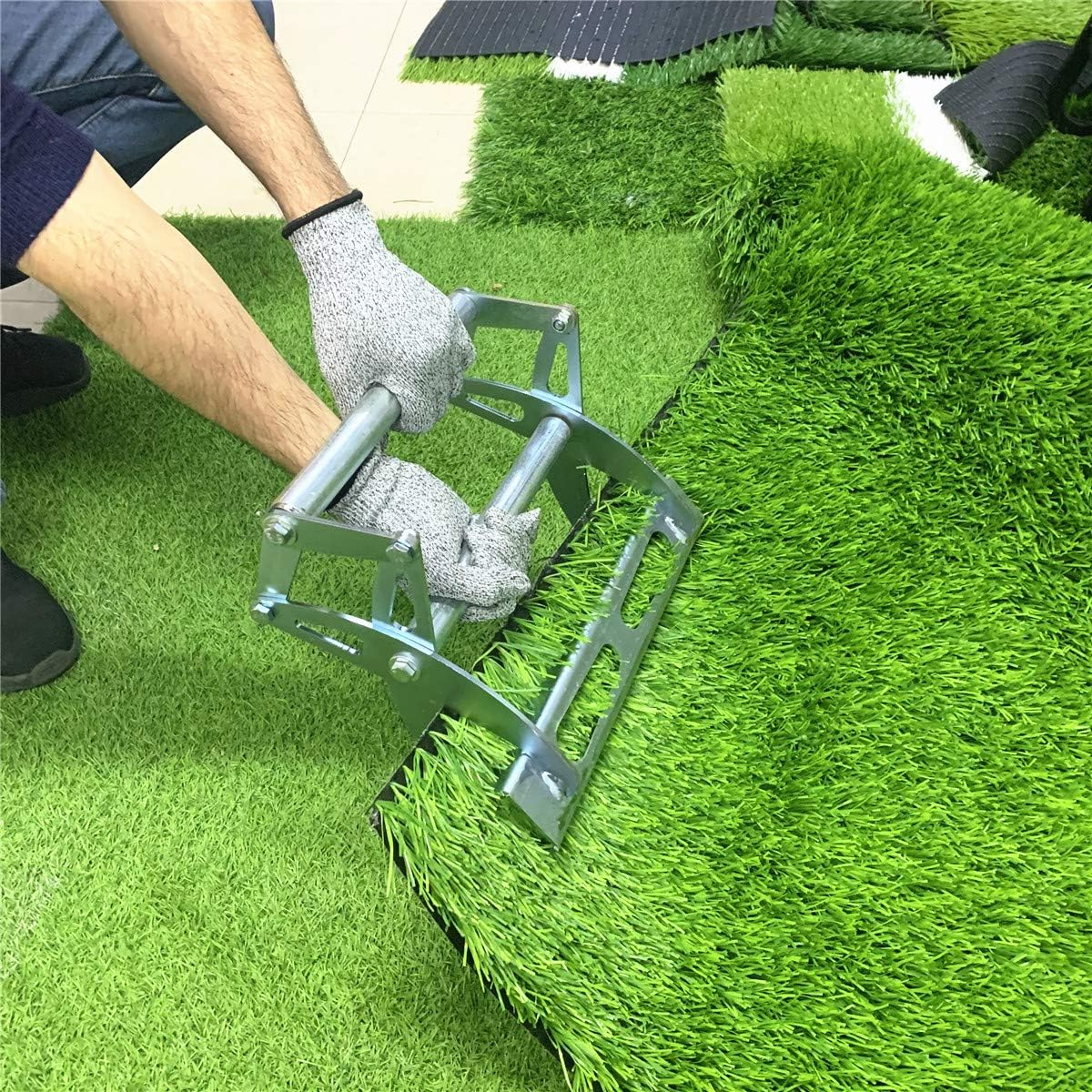 Artificial Grass Installation Tool Turf Gripper | Galvanized Steel Turf Installation Tools image number 2