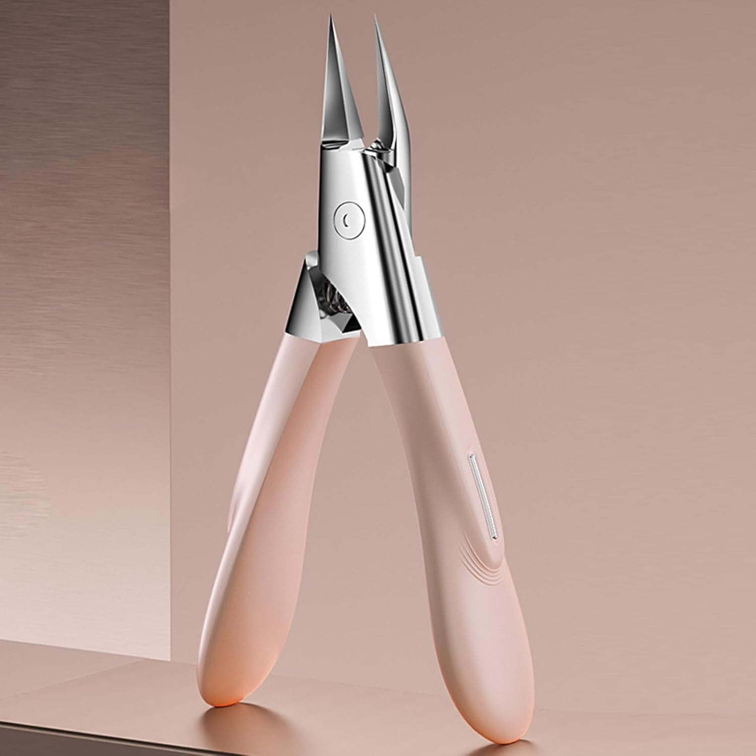 Angled Nail Clippers | Seniors Toenail Cutter | Portable Ergonomic Ingrown Nail Clippers for Salon Pedicure Manicure Home Women Men Kids - Pink image number 7