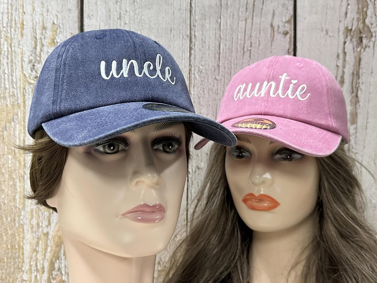 Embroidered Hats for Uncle Auntie Grandpa Grandma Mama Mini