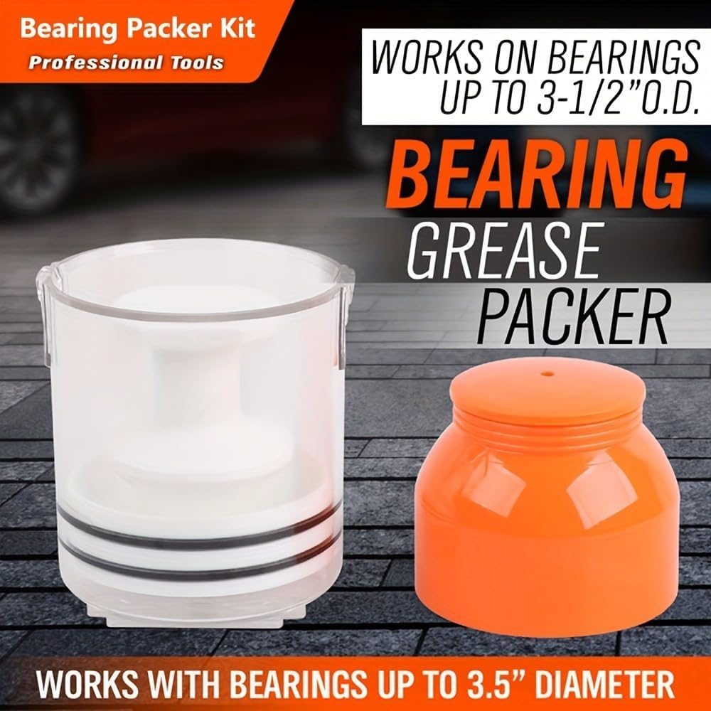 Handy Packer Bearing Packer, Wheel Bearing Packer Tool （Ship Out a Mixture of Red and Orange Items.） image number 5