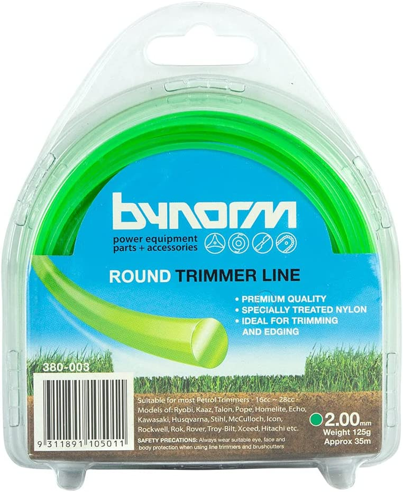 380-003 round Trimmer Line, 2.0 Mm Size, Green