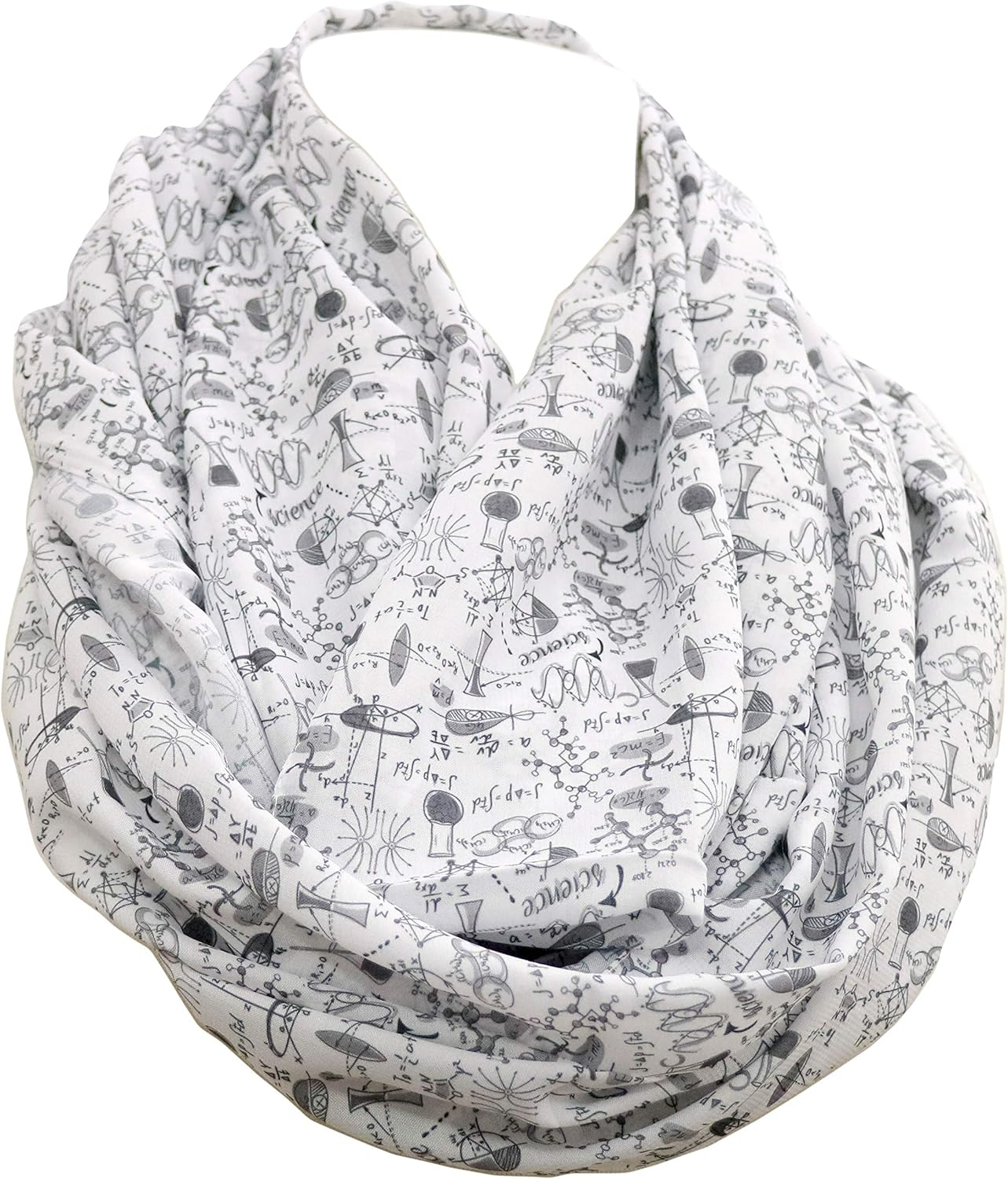 Di Capanni Science Infinity Scarf for Her Geeky Women Chemistry Biology Scientist Physics Colorful image number 6