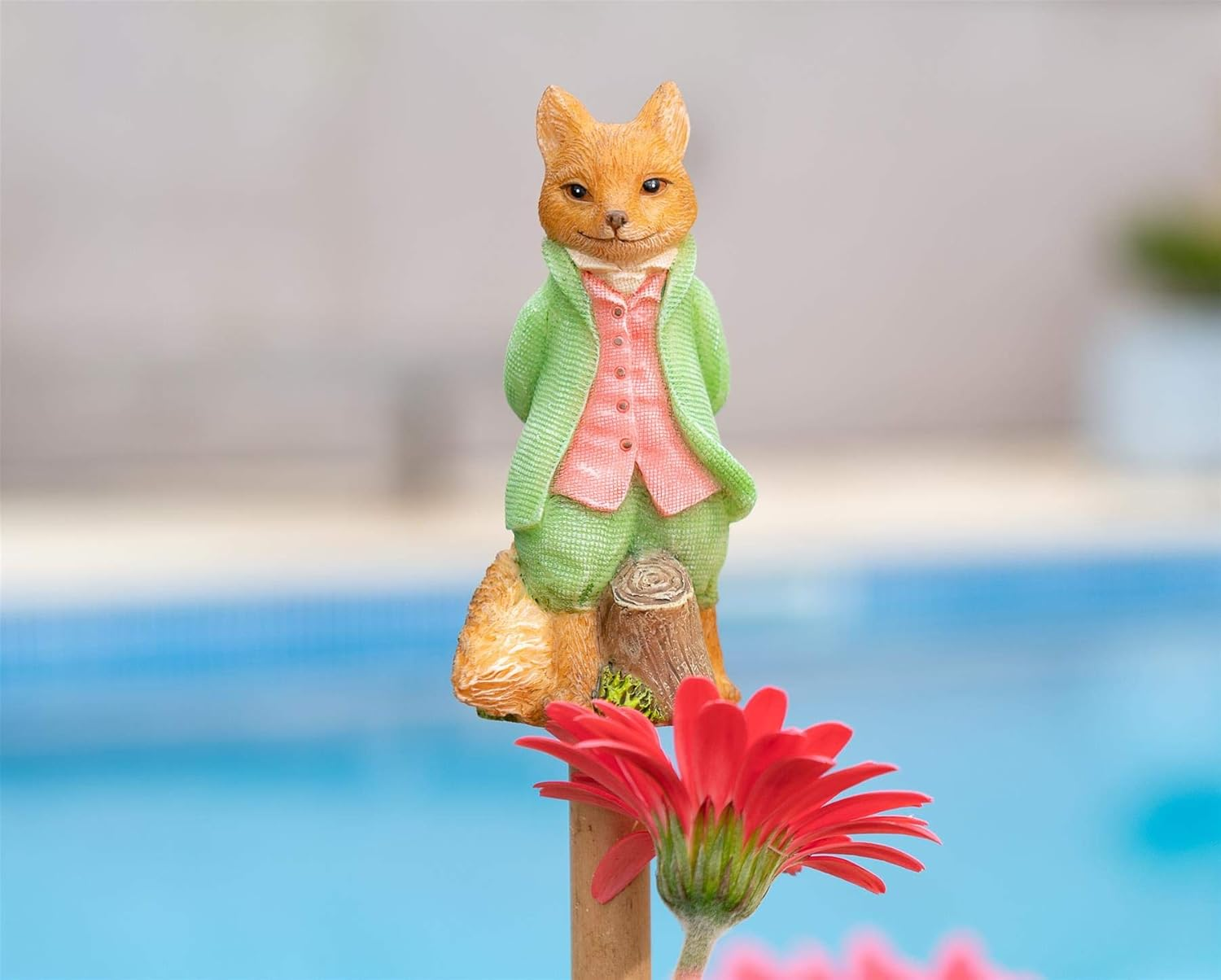 Jardinopia Garden Decor Beatrix Potter Mr. Tod Stake Topper image number 4