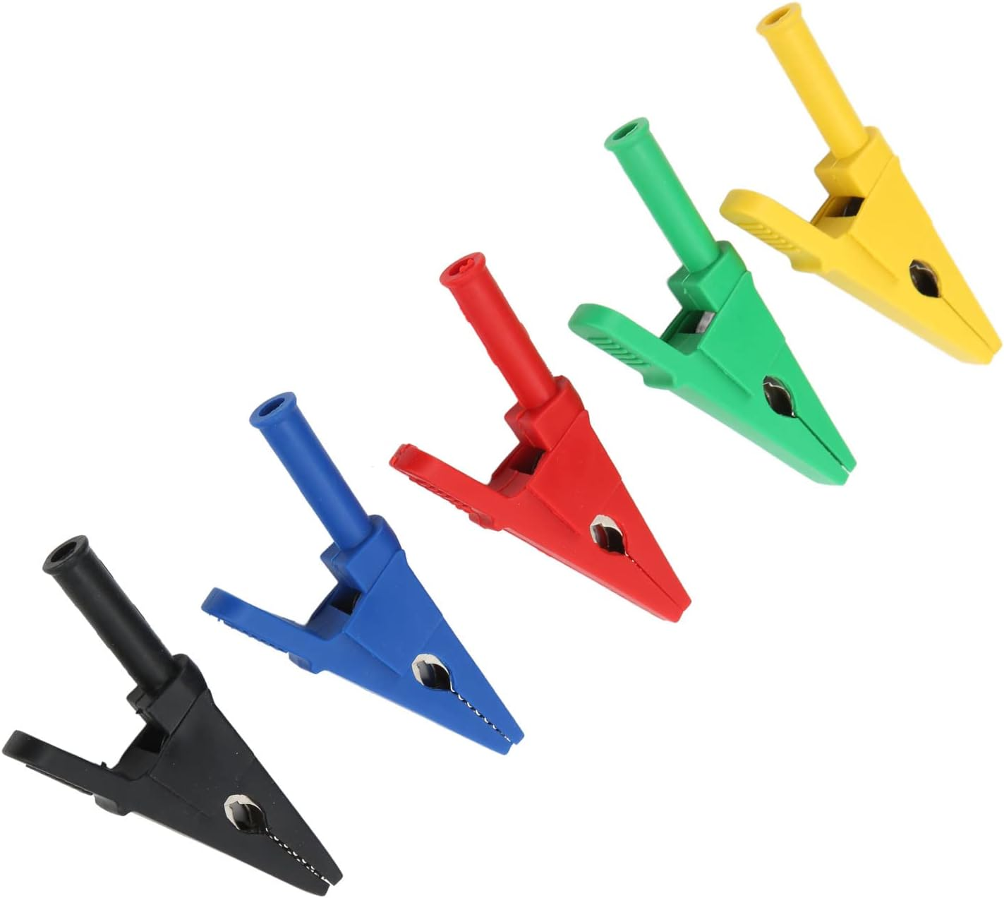 Domary 10Pcs Electric Test Clips Reliable Power Testing Clips for Electronic Circuits 20Mm Opening image number 4