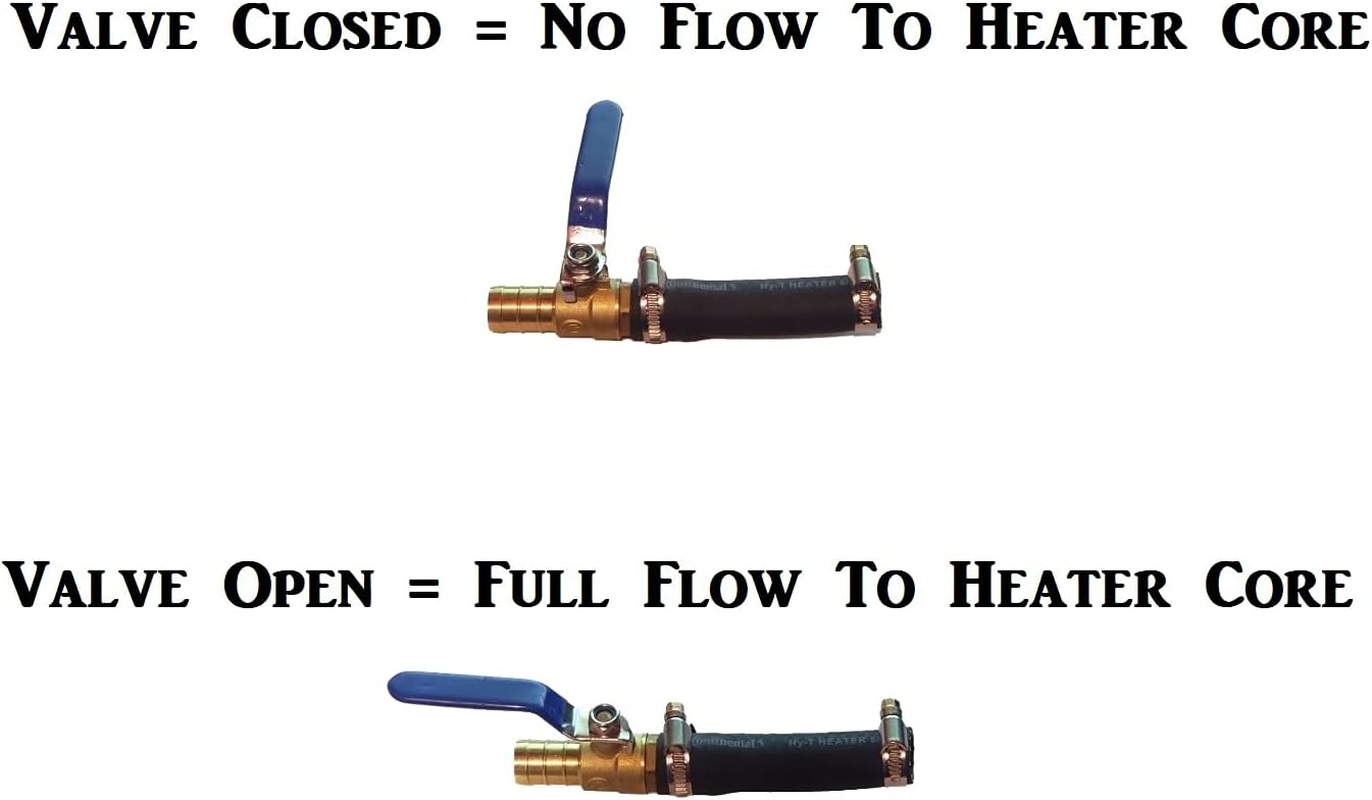 Muzzys HEATER CORE BYPASS KIT, Universal, Fits MOST Vehicles and ALL 5/8" and 3/4" ID Heater Hoses. Easily Stop Flow to Your Heater Core with This Premium Hi Temp Hi Pressure By-Pass Kit image number 5