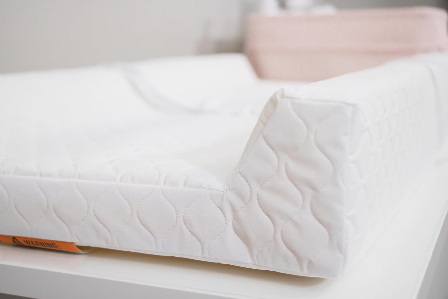 Regalo Baby Basics Infant Changing Pad with Patented Easy-Grip System &ndash; Secure, Easy Attach & Detach, White, 31X16X4 Inches image number 2