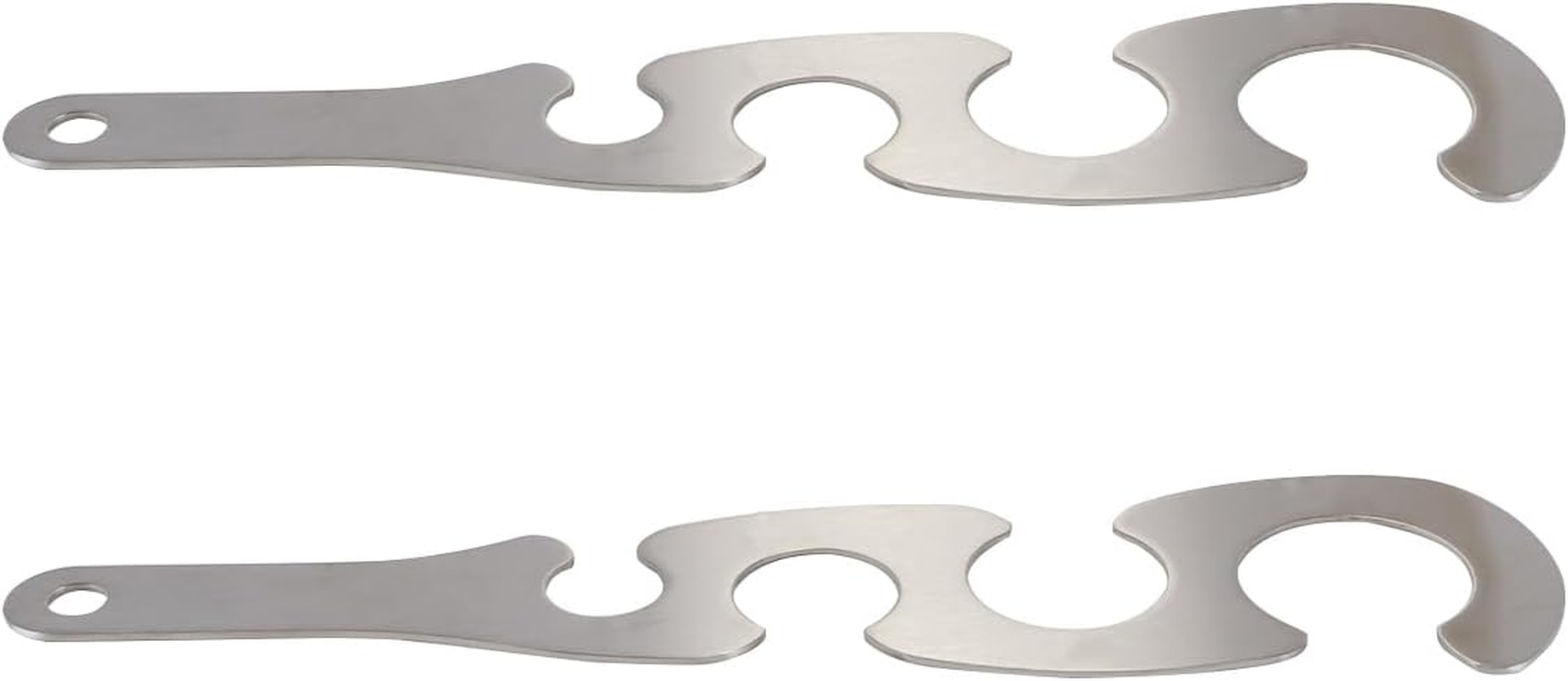 Enwye 4 Hole Spaghetti Measuring Tool Stainless Steel Pasta Gadget Spaghetti Ruler Quick Pasta Measuring Tool image number 1