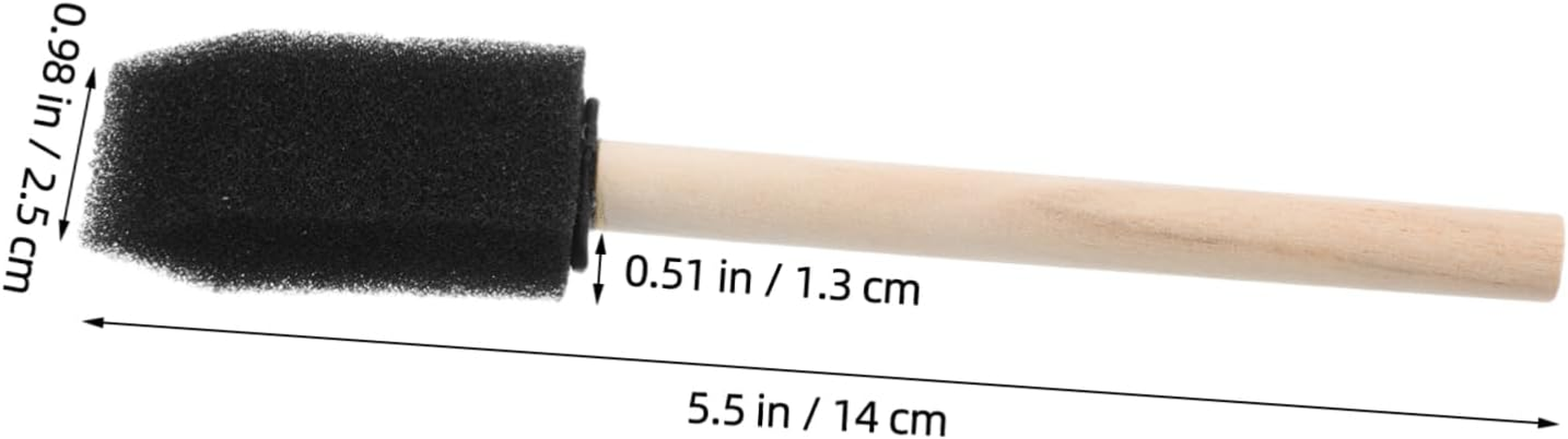 Iplusmile 4Pcs Air Outlet Brush Wooden Handle Soft Car Detailing Brush for Interior Dashboard Cleaning Automotive Detailer Tool image number 1