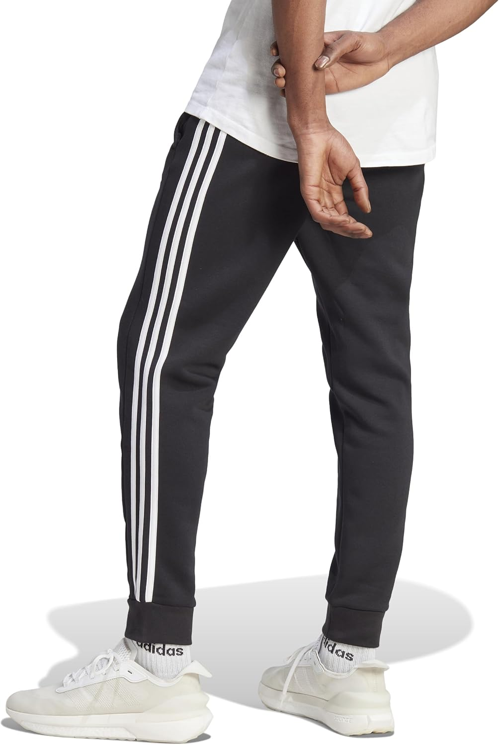 Adidas Sportswear Essentials 3-Stripes Men'S Fleece Tapered Cuff Jogger Pants image number 4