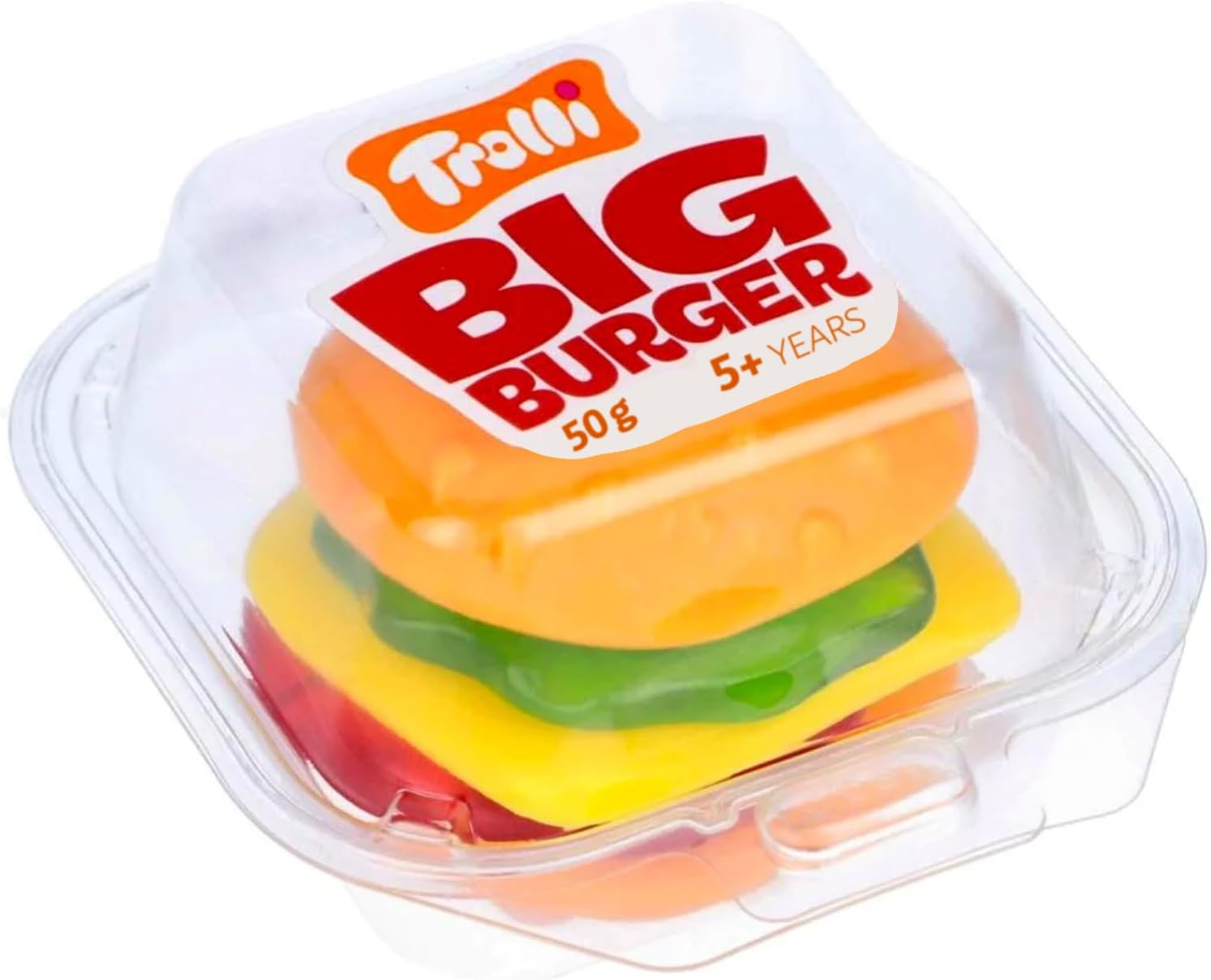 Trolli Mega Burger Candy 24 Pack, 24 X 50G image number 1