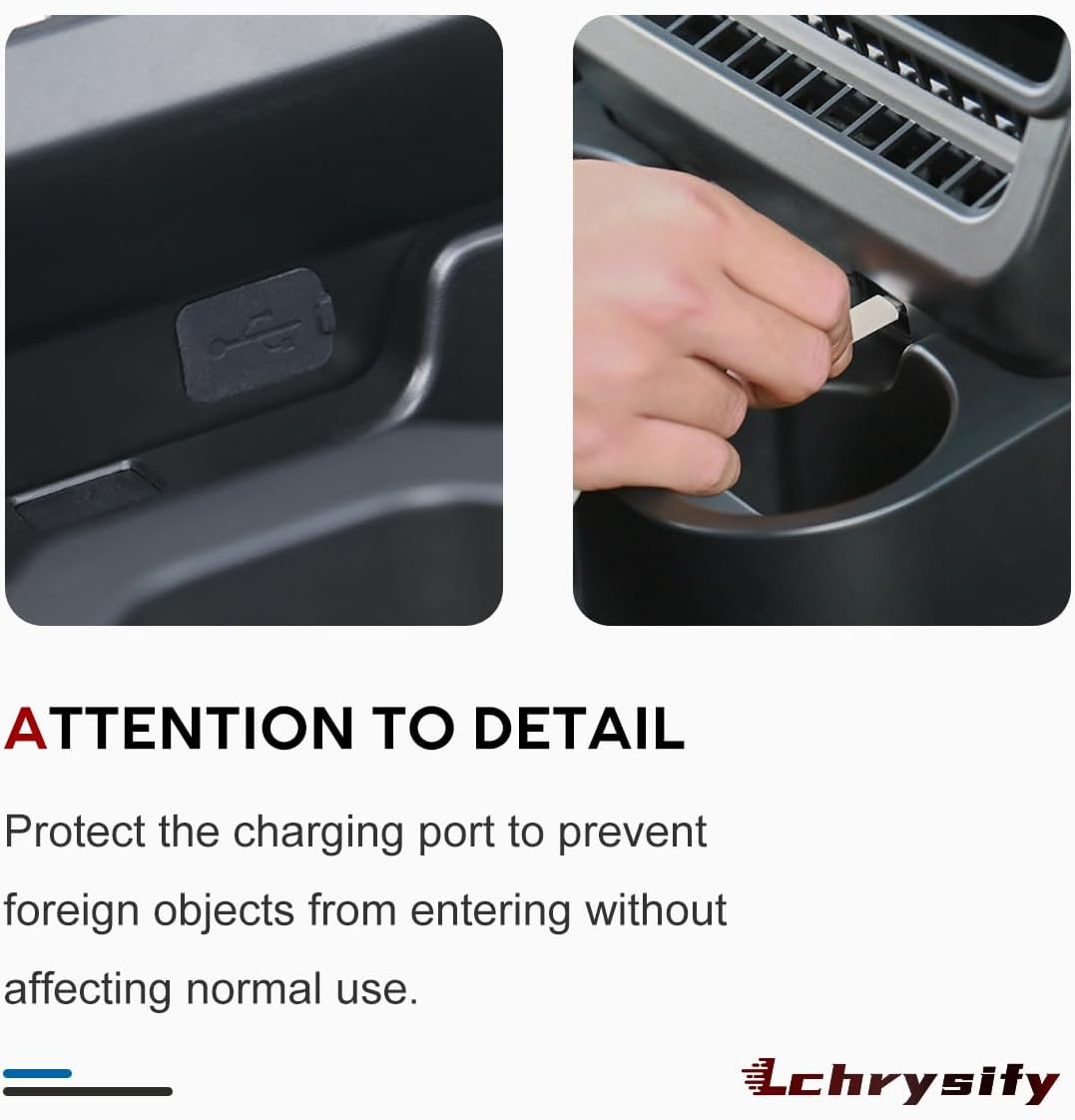 Rear Cup Holder for Tesla Model Y Juniper Accessories, Rear Center Console Cup Holder for Model 3 Highland 2025 2026, No Drilling, Anti-Slip Foldable Accessories for 2026 Model Y Juniper Back Seat image number 3