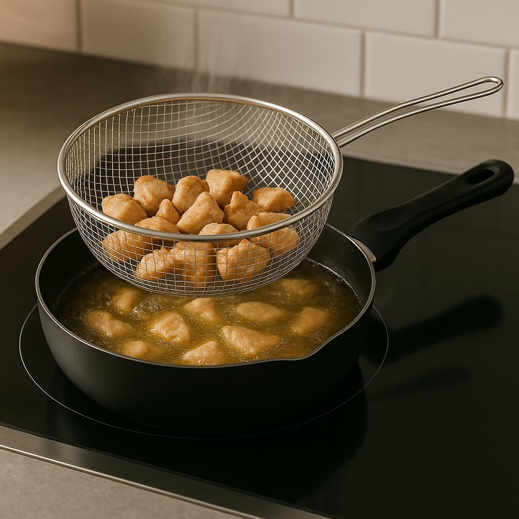 LS Kitchen - Frying Pan with Non-Stick Coating - Frying Pan - Pan with Frying Basket - Diameter 20 Cm image number 1