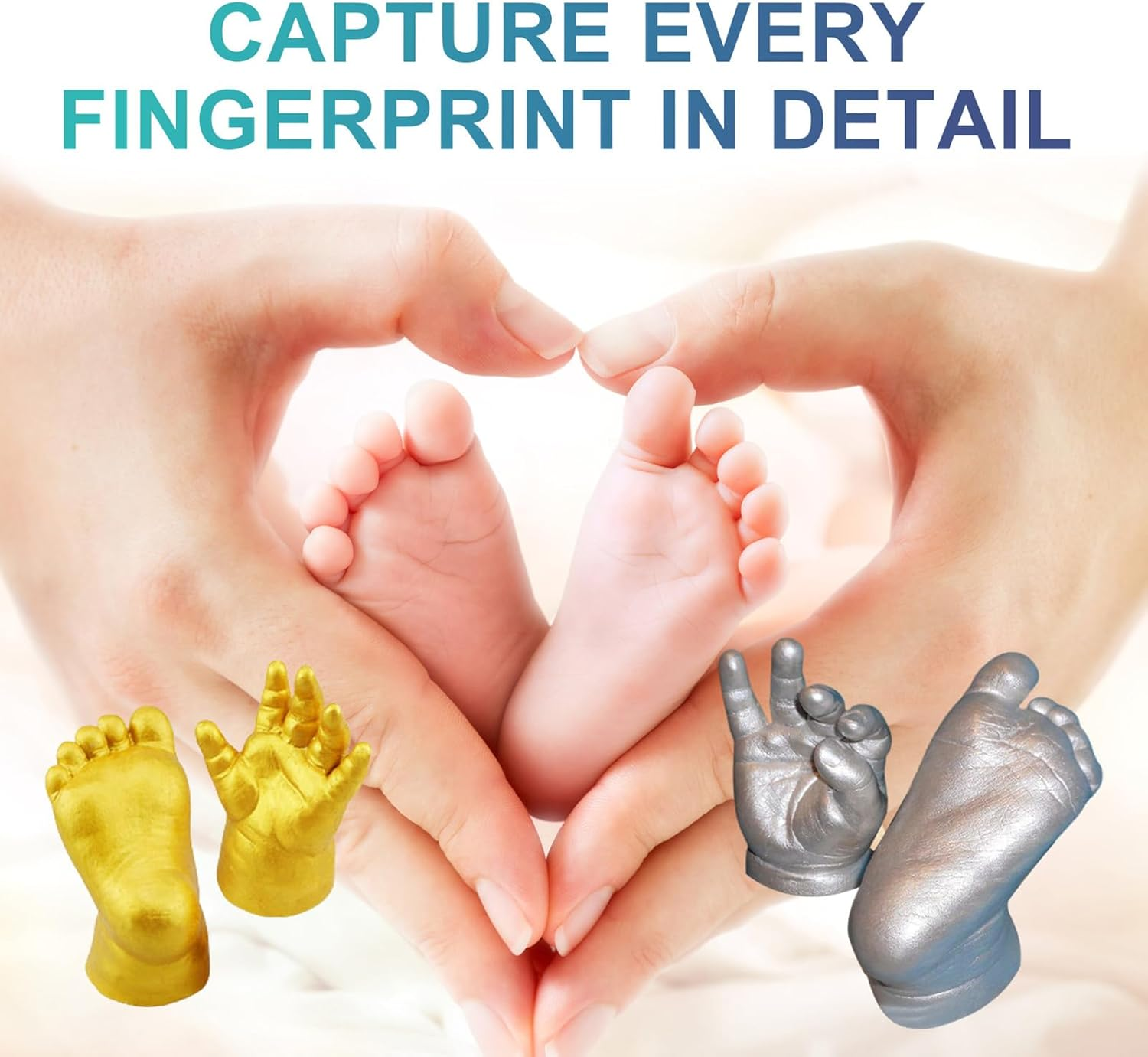 Hand Kit for Couples, Handmade Sculptures for Making Statues | Romantic Activities for Couples, Memorial Sculpture for Crafts for Home Exhibition