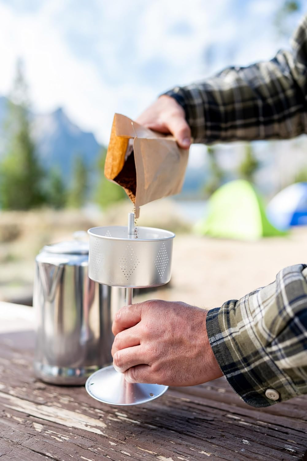 Stansport Camper'S Percolator Coffee Pot 9 Cups (277) Silver image number 5