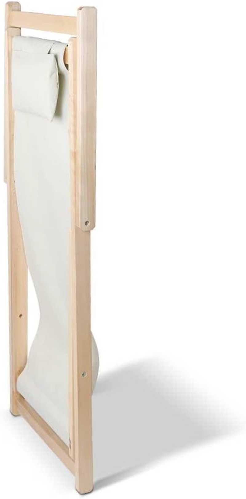 Gardeon Camping Beach Chair Wooden Folding Sun Lounge Deck Chairs Lounger, Outdoor Furniture Armchairs Garden Patio Pool Backyard Camp Picnic, with Pillow Oxford Fabric Beige image number 1