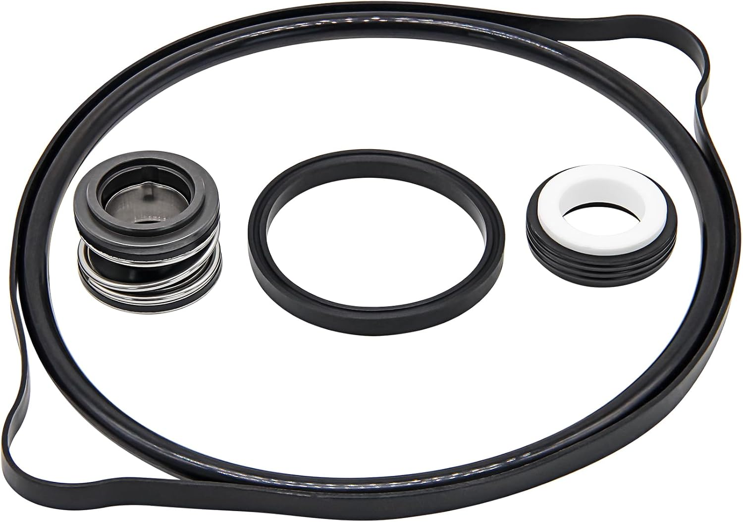 Koatukys SP3000X Shaft Seal Gaskets and O-Ring Kit for Hayward Super II Pool Pump Series with Diffuser, Lid Gasket, Housing Gasket and Shaft Seal Assembly SPX1600Z2 PS-201 image number 4