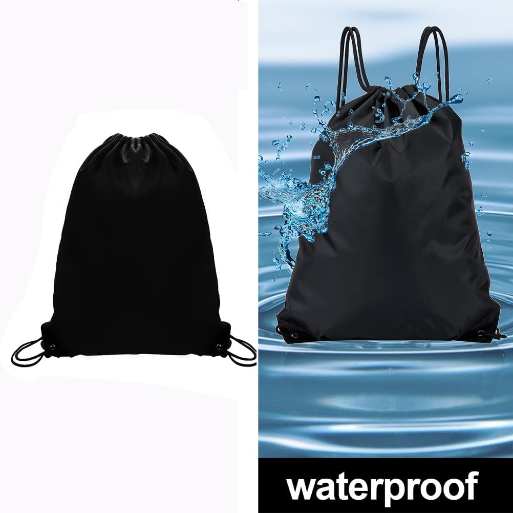 Drawstring Backpack Bags Waterproof Sports Backpack Multi Functional Drawstring Bag Drawstring Shopping Bag - Green image number 2