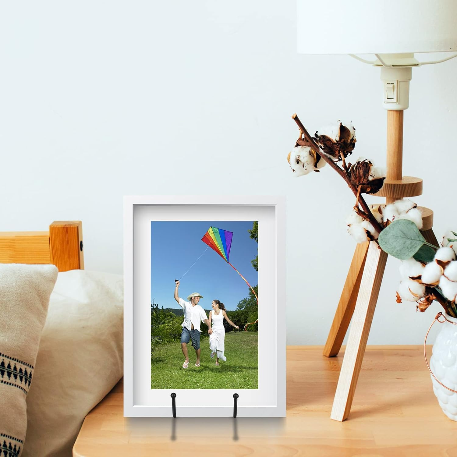 Ibosins 5 Pack 8 Inch Plate Holder Display Stands, Large Metal Black Frame Stand for Picture, Book, Photo Easel, Creation, Collectibles image number 2