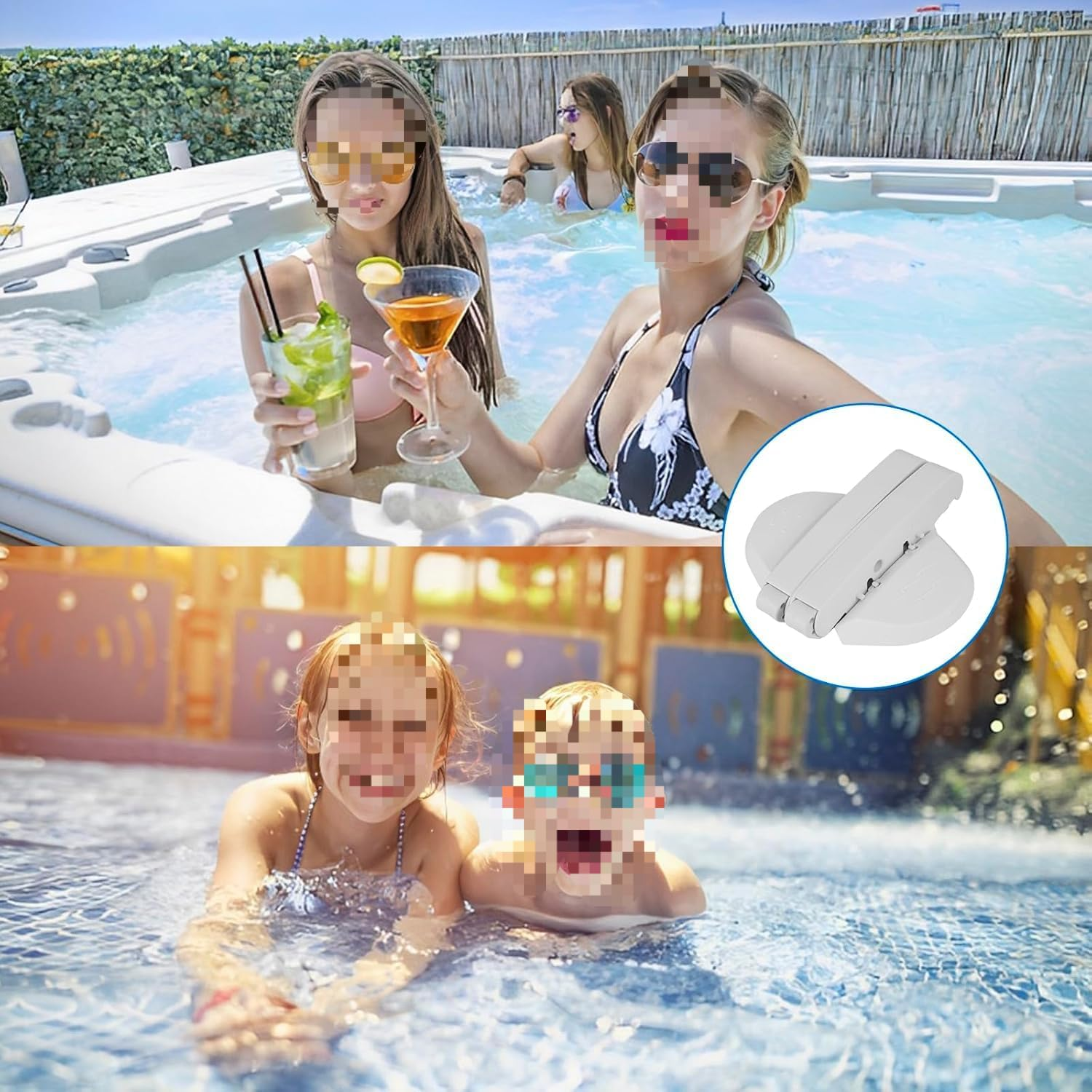 11Pcs Pool Cleaner Pod Swing Kit, Pool Cleaner Part Kit with 2&times;AXV417WHP, Left and Right Swings, 2&times;AXV604WHP Front and Rear Bezels, 2&times;AXV434WHP Flaps, 4&times;AXV414P Pod Shoes, 1&times;Screwdriver image number 1