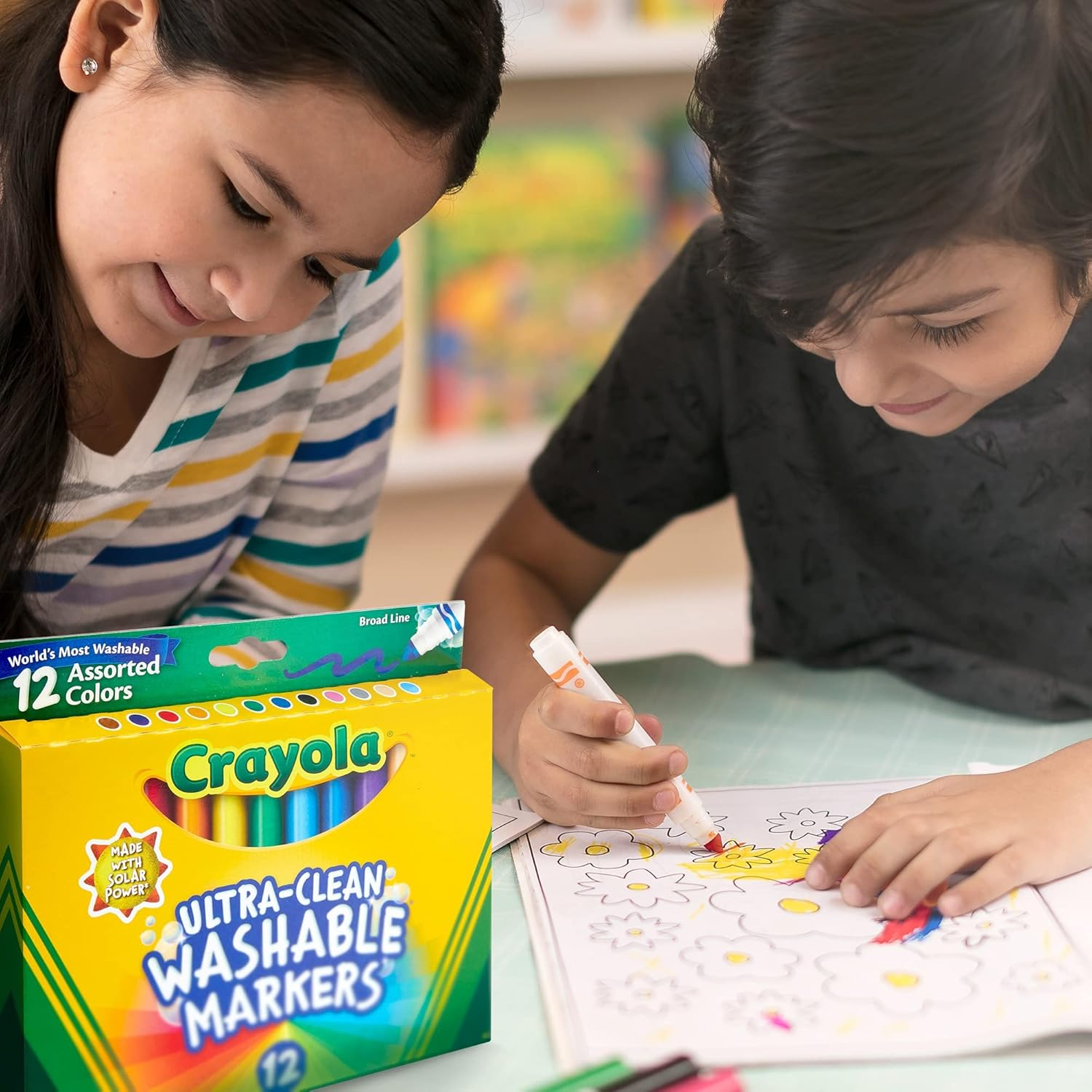 Crayola 12 Ct Ultra-Clean Washable Markers image number 4