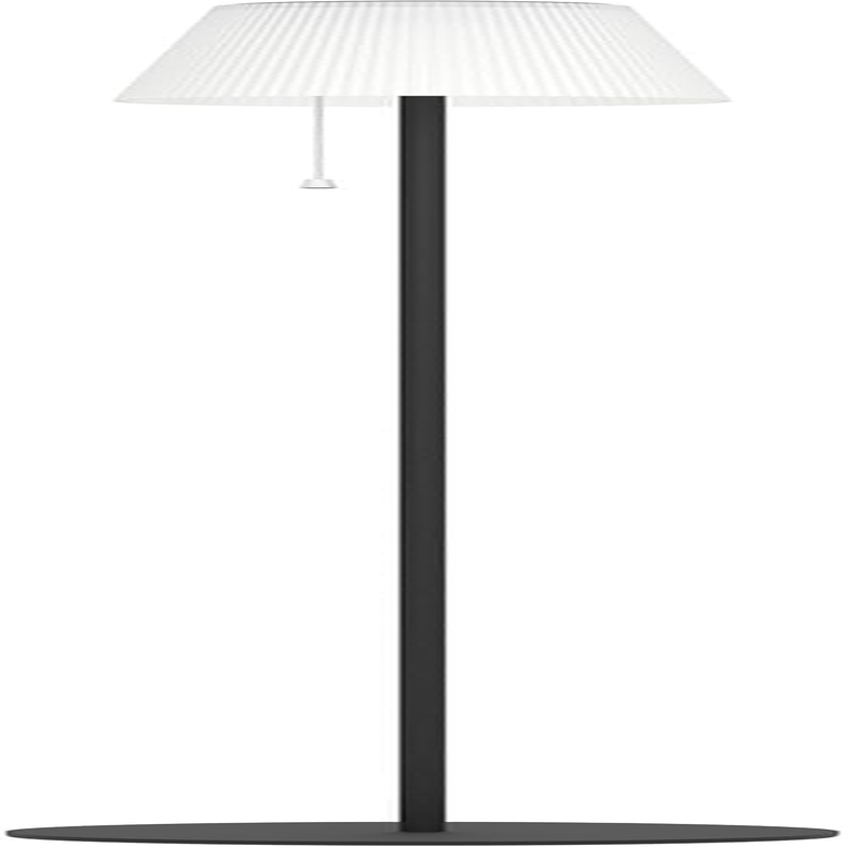 EGLO Scordiano Solar Floor Lamp, Battery Floor Lamp with Pull Switch, Wireless Solar Lamp for Indoor and Outdoor Use, Steel in Black, Plastic in White, Warm White - Cool White, IP44 image number 1