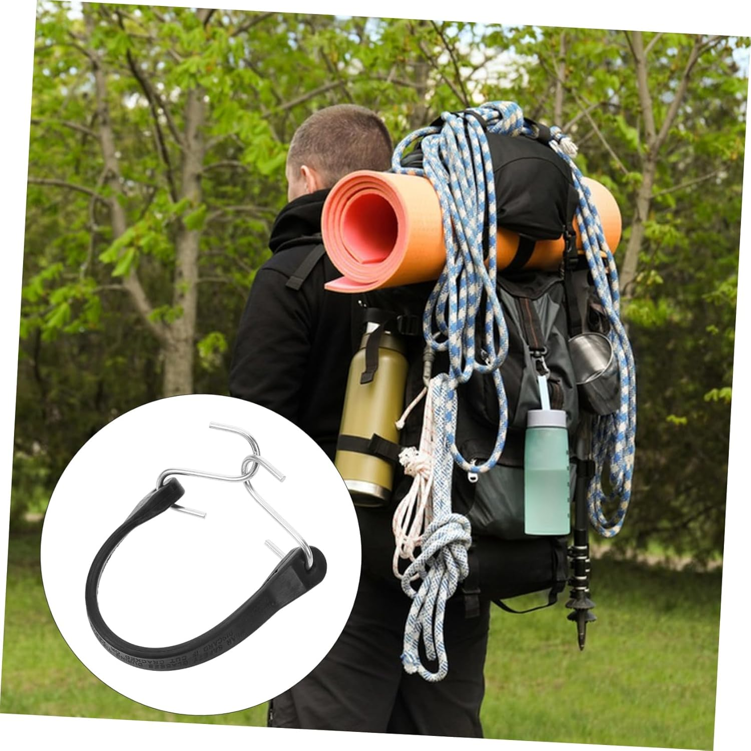 ORFOFE 10Pcs Travel Accessories Luggage Straps Suitcase Hooks for Secure Fastening image number 6