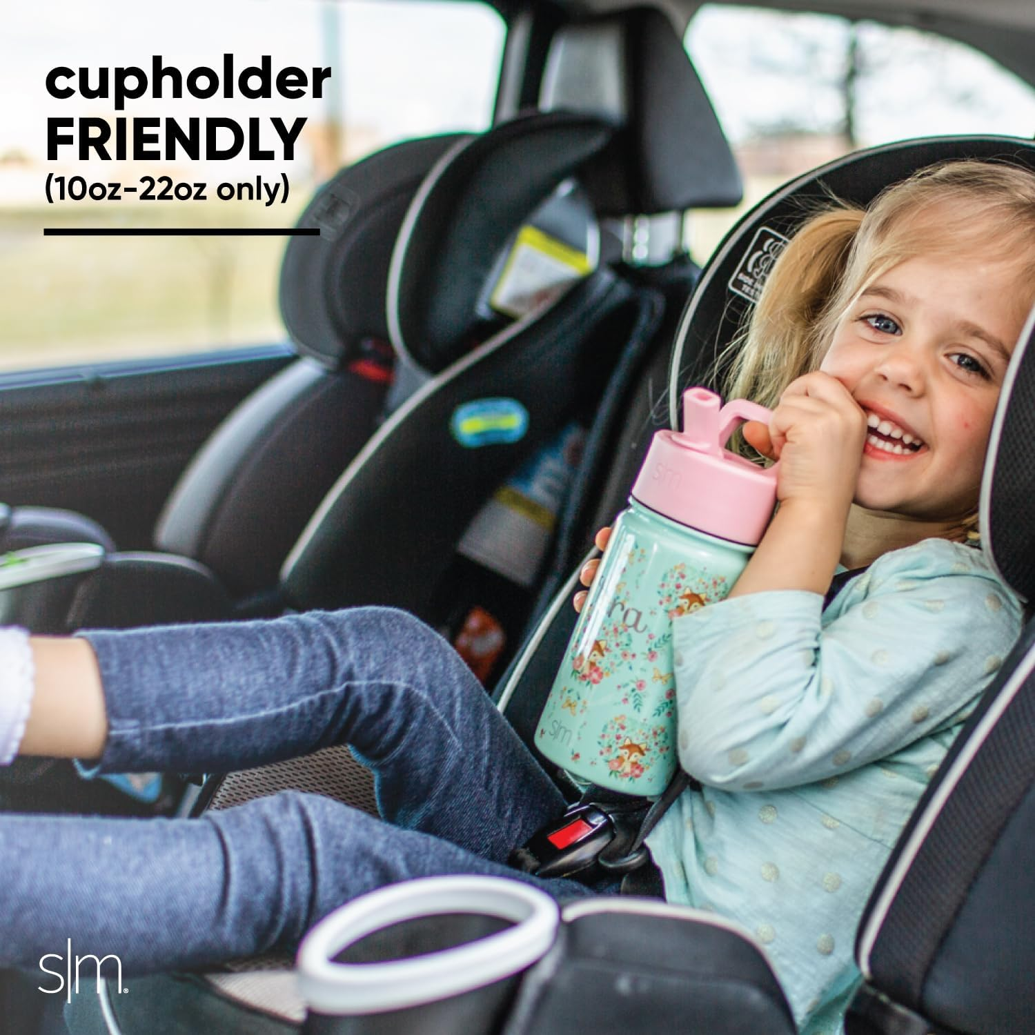 Simple Modern 18Oz Summit Kids Water Bottles with Straw Lid Sippy Cup - Dishwasher Safe Vacuum Insulated Tumbler Double Wall Travel Mug 18/8 Stainless Steel Flask - Pattern: Solar System image number 4