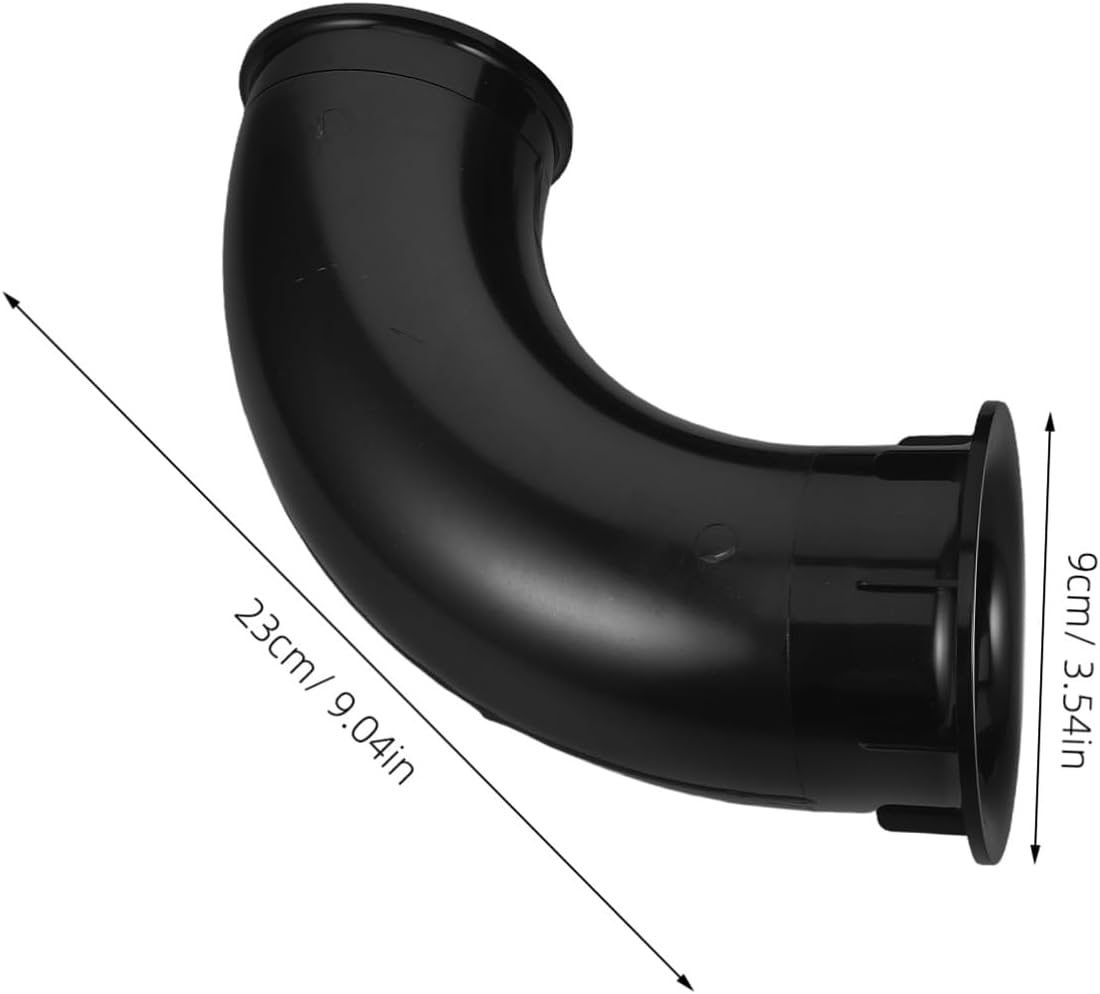 2Pcs Speaker Sound Tube Car Speaker Vent Tube Replacement Bass Reflex Hideaway Subwoofer Plastic Black image number 5