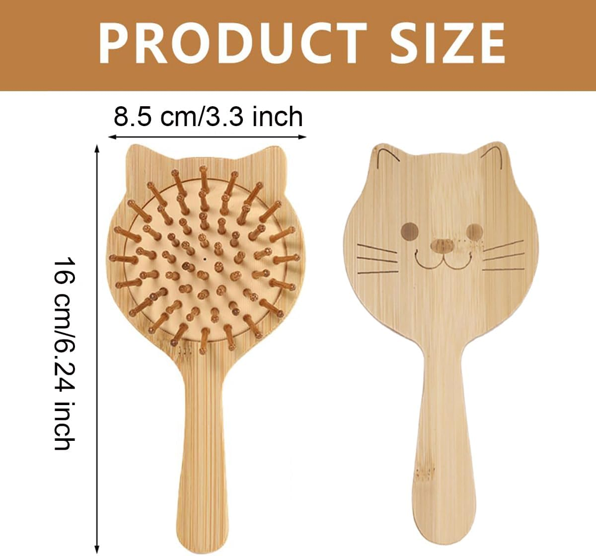 Weenwill Hair Brush without Pulling, Brush, Hair, Children, Girls,Hair Detangling Brush, Dry and Wet Hair image number 4