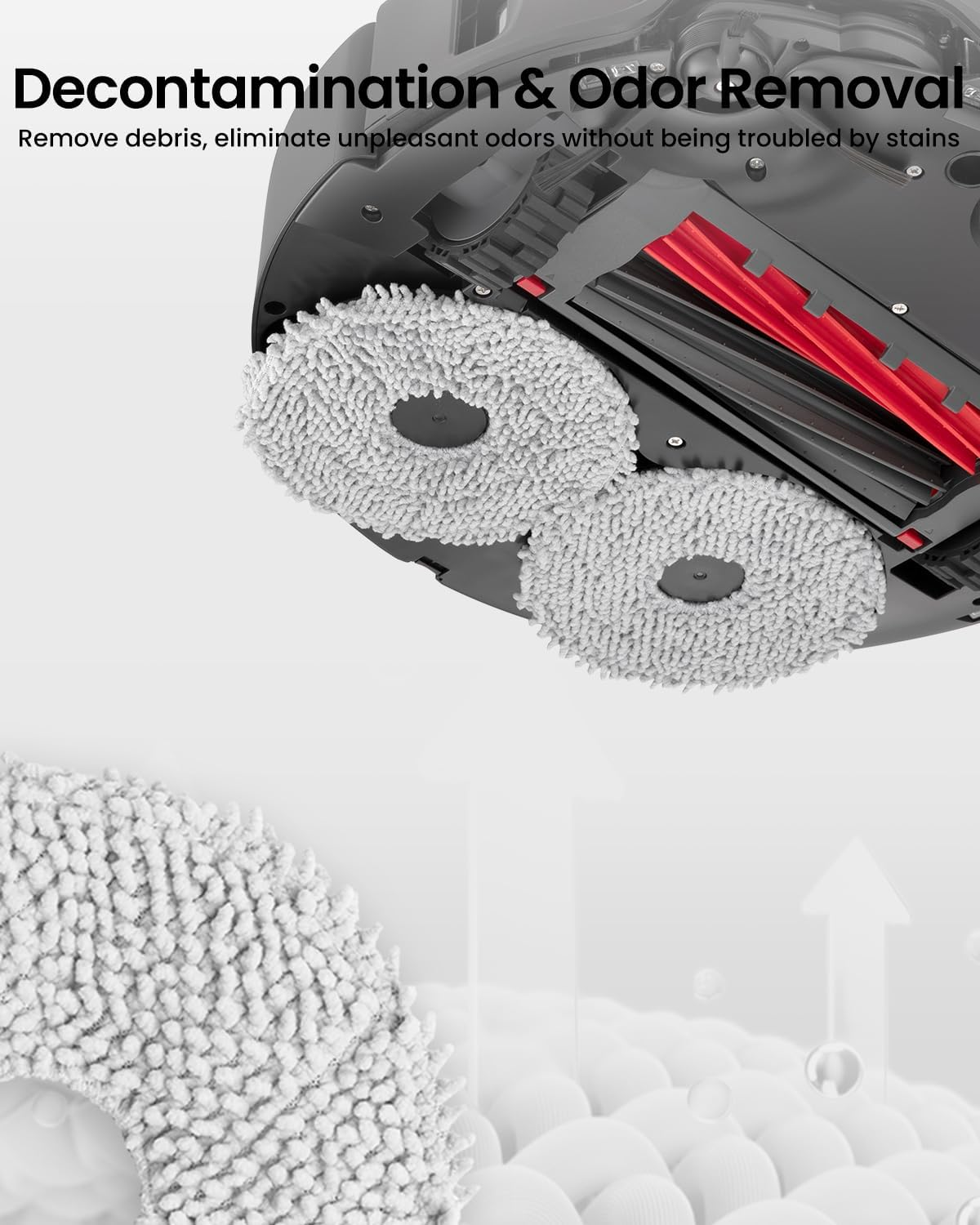 12Pcs Microfiber Mop Cloth Pad for Roborock Q Revo,Qrevo S,Qrevo Pro,Qrevo Plus,Qrevo Master,Qrevo Slim,Qrevo Curv,Qrevo Edge,Qrevo Maxv,Saros 10R,QV35A Robot Vacuum,Washable Mopping Cloth Accessories - S5 Max Mop5 image number 7