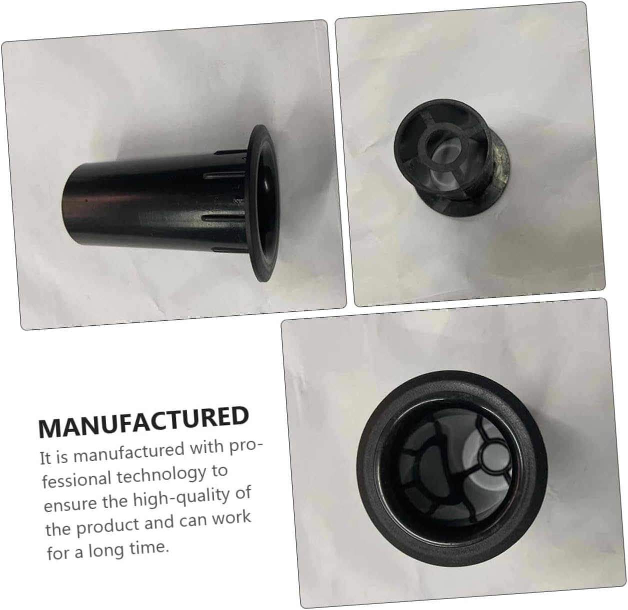 DOITOOL 20Pcs Speaker Air Outlet Port Tube 41X80Mm Plastic Woofer Box Bass Reflex Tube Speaker Hole Replacement for Home Audio Subwoofer Accessories image number 1