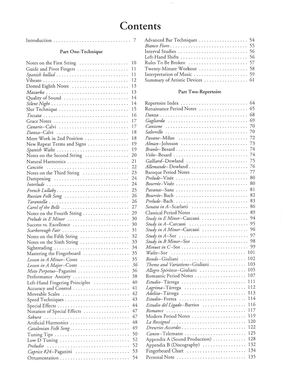 The Christopher Parkening Guitar Method - Volume 2: Guitar Technique image number 6