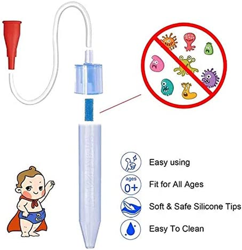 Baby Nasal Aspirator with 24 Hygiene Filters Nose Cleaner the Snot Sucker image number 5