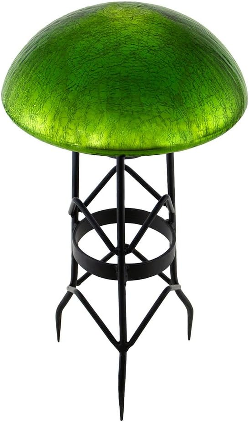 Achla Designs GBS-11, Small Wrought Iron Toadstool Stand, 12 1/2-In H, Graphite image number 2