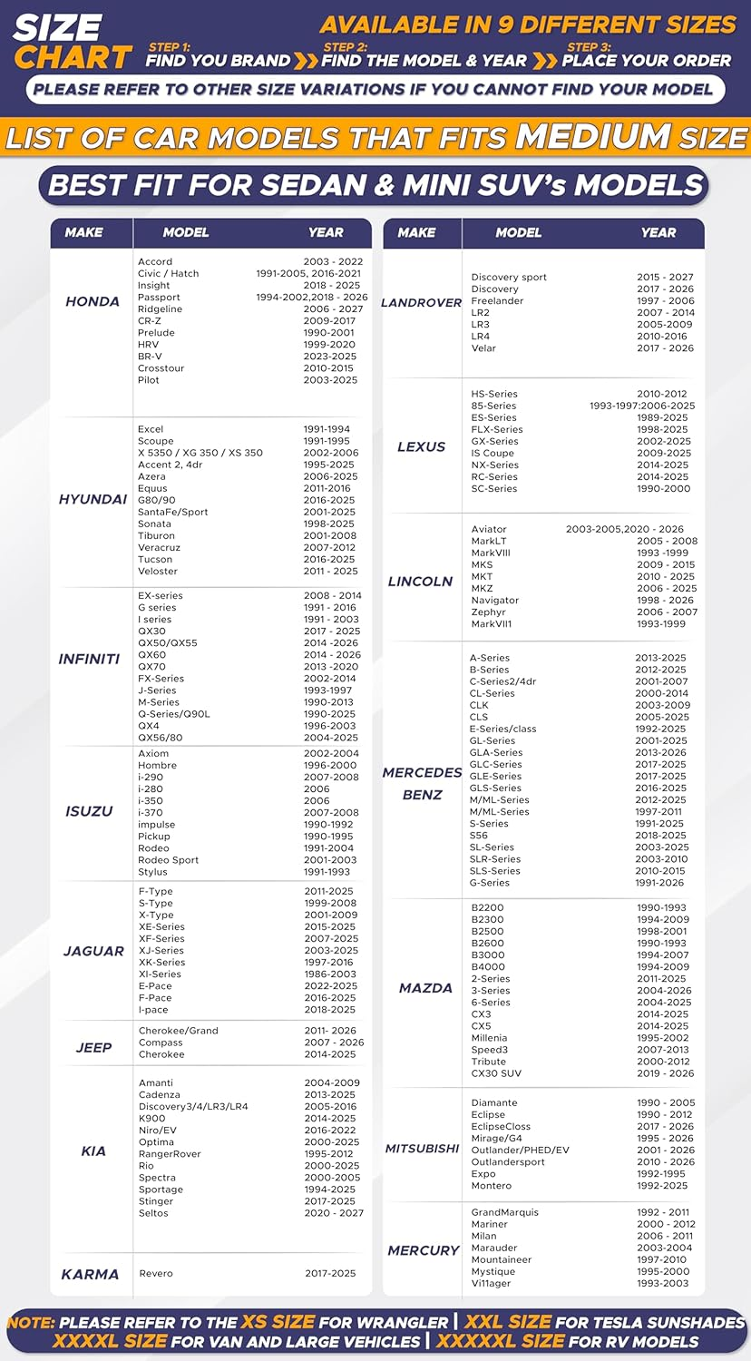 Econour Car Windshield Sun Shade with Storage Pouch | Durable 240T Material Car Sun Visor for UV Rays and Sun Heat Protection | Car Interior Accessories for Sun Heat | Standard (64 Inches X 32 Inches) image number 2