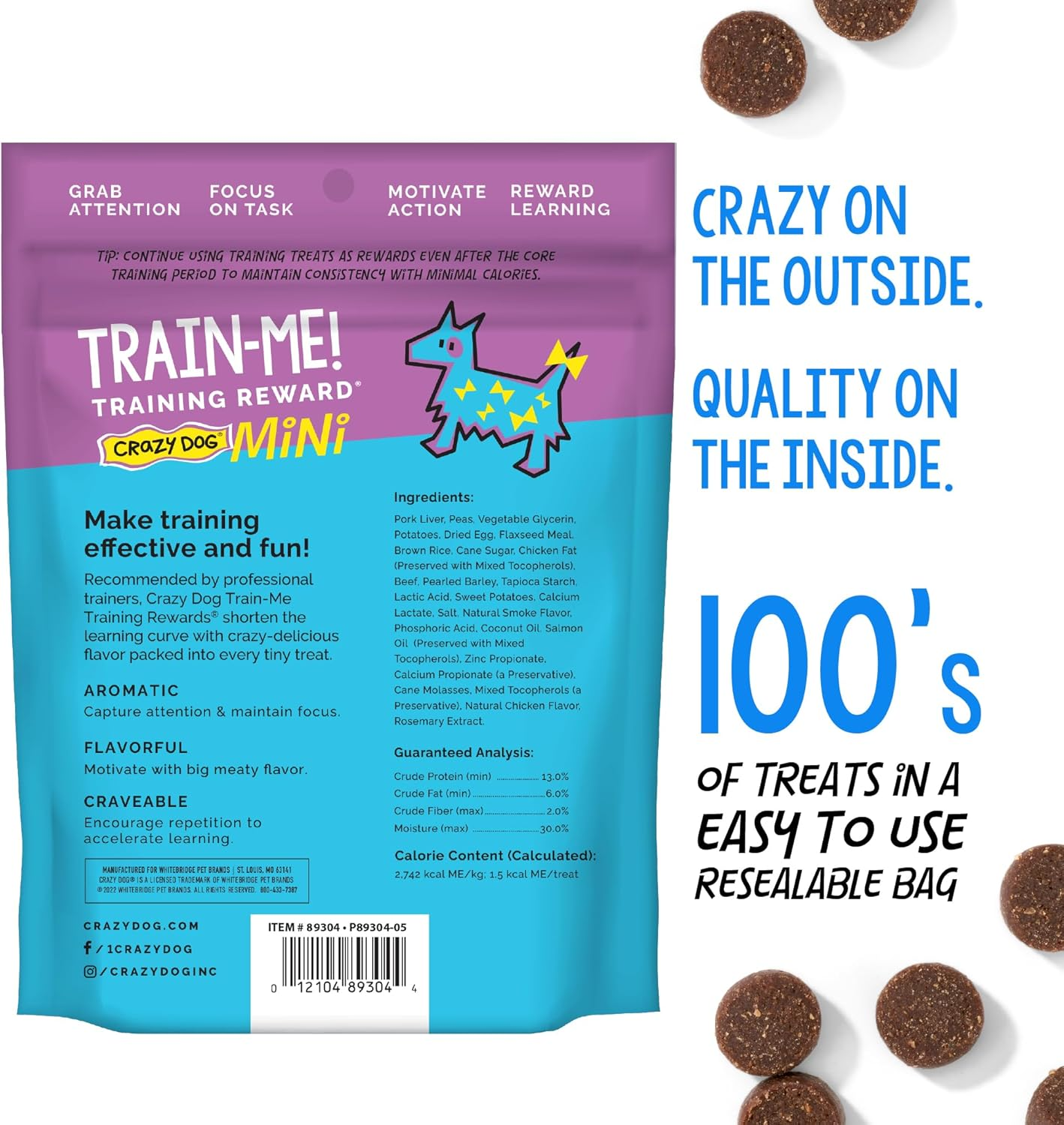 Crazy Dog 121116 Train-Me! Training Reward Mini Dog Treats image number 6