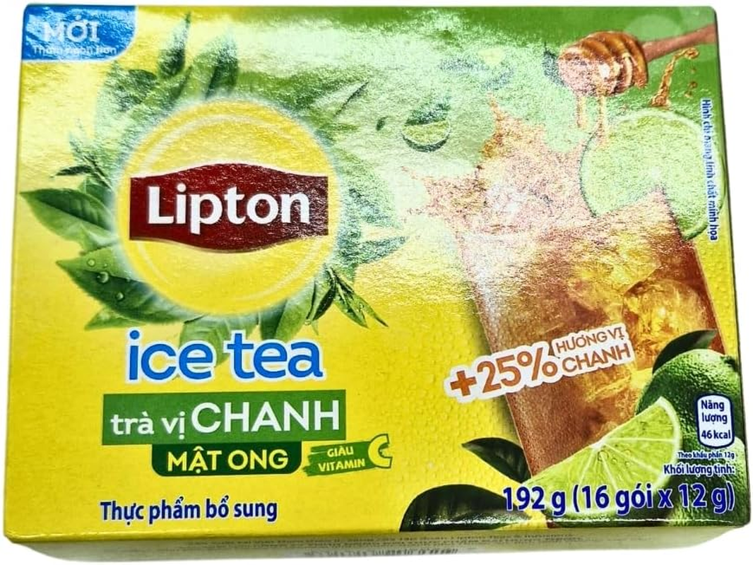 Lipton Lemon Ice Tea 12G 16 Sachets image number 1