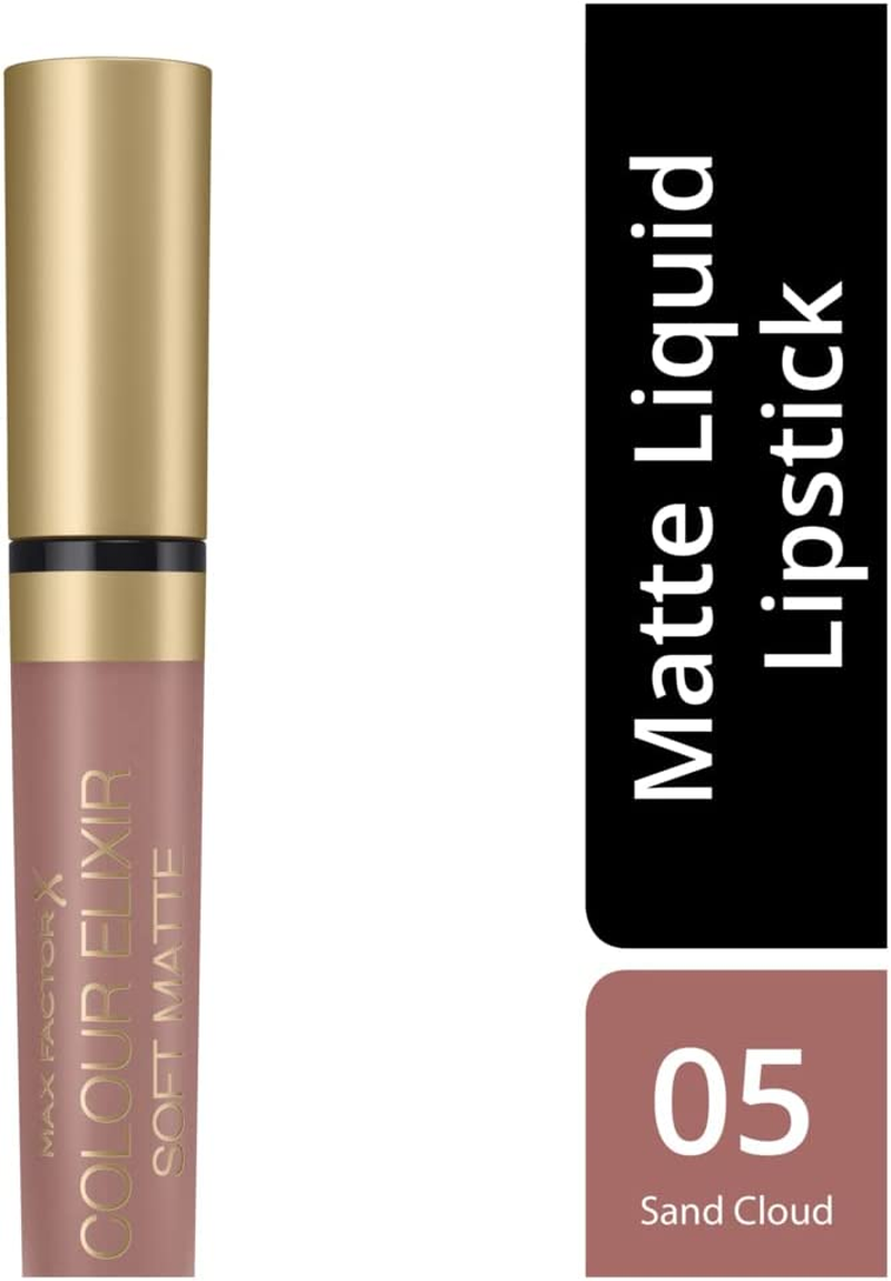 Max Factor Colour Elixir Soft Matte Liquid Lip #005 Sand Cloud 4Ml - Faded Red image number 5