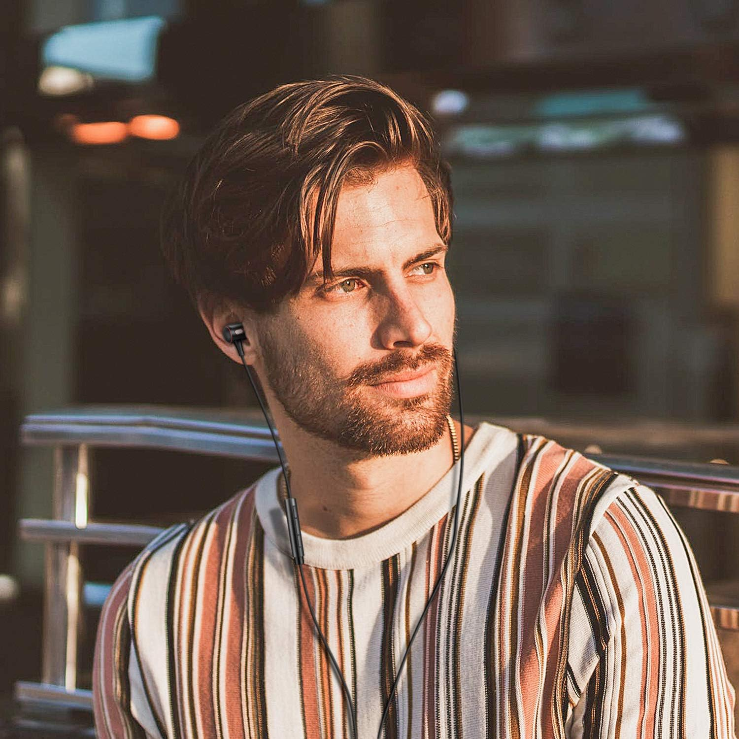 USB C Headphones, USB Type-C Wired Earphones In-Ear Earbuds Headset with Mic and Volume Control Compatible with Ipad Pro, Samsung Galaxy S22 S21 Ultra S20 S20 FE, Google Pixel Xiaomi Huawei Oneplus image number 1