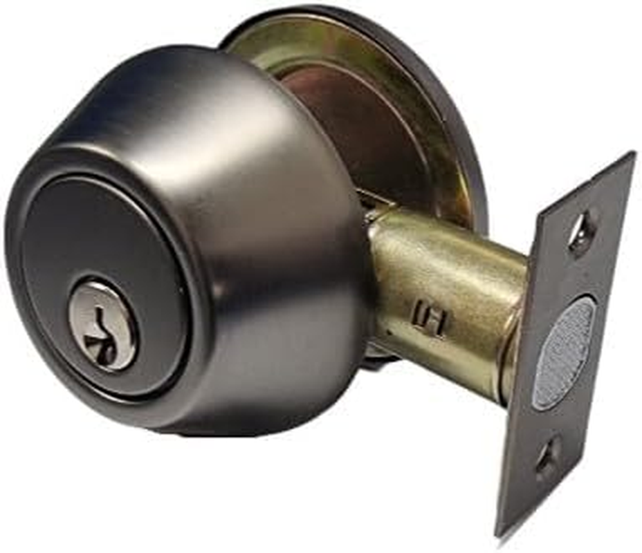 Romak 609170 Single Cylinder Deadbolt Gunmetal (6KA)