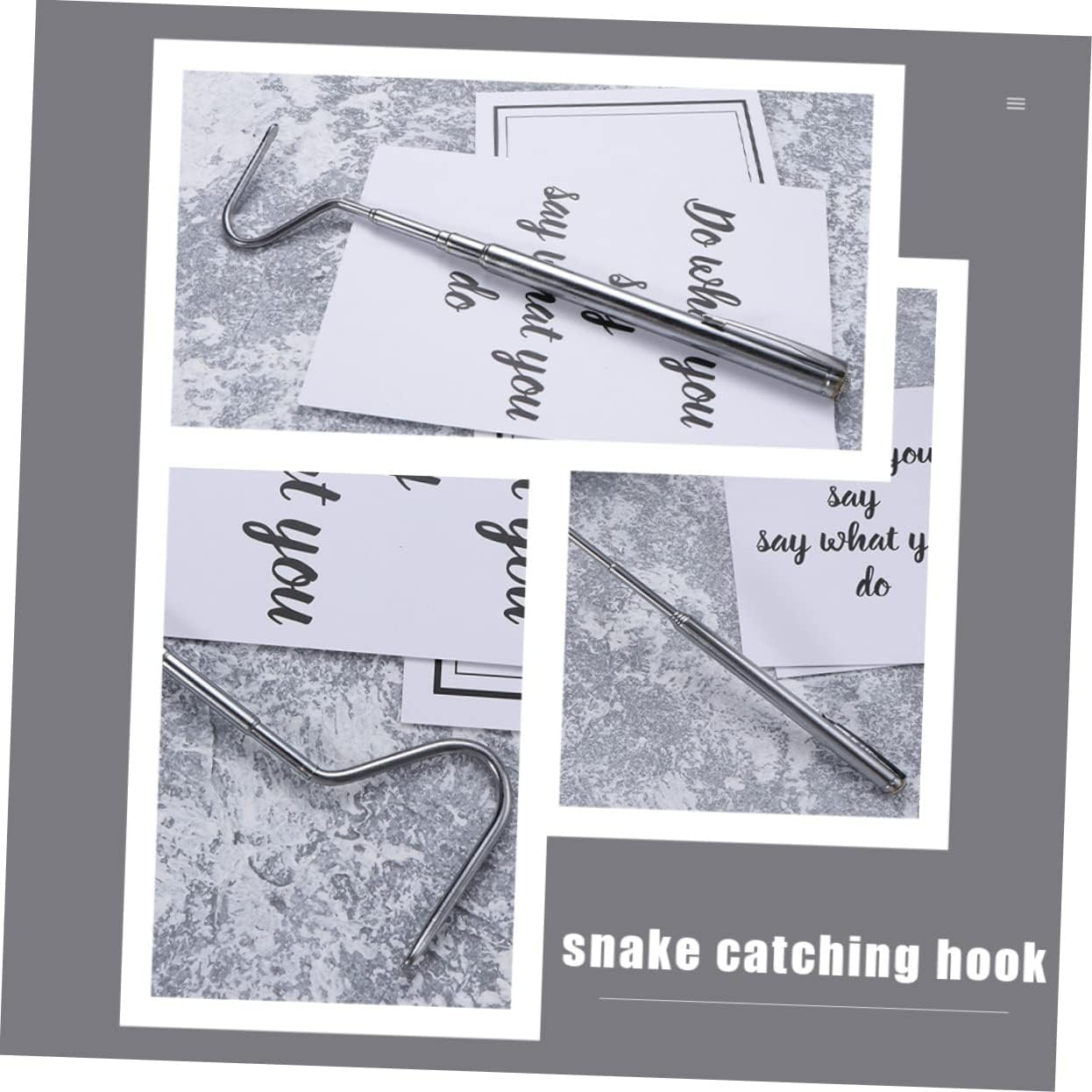 VILLFUL Practical Extendable Snake Hooks Snake Catchers for Snake Enthusiasts 71Cm image number 6
