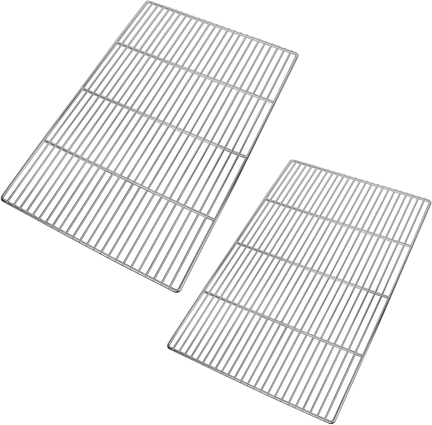 LANEJOY Grill Grates 23 1/4''*15 3/4'' (2 Pack, Stainless Steel Barbecue Wire Mesh, Multifunction Cooking Grate for Outdoor Grill