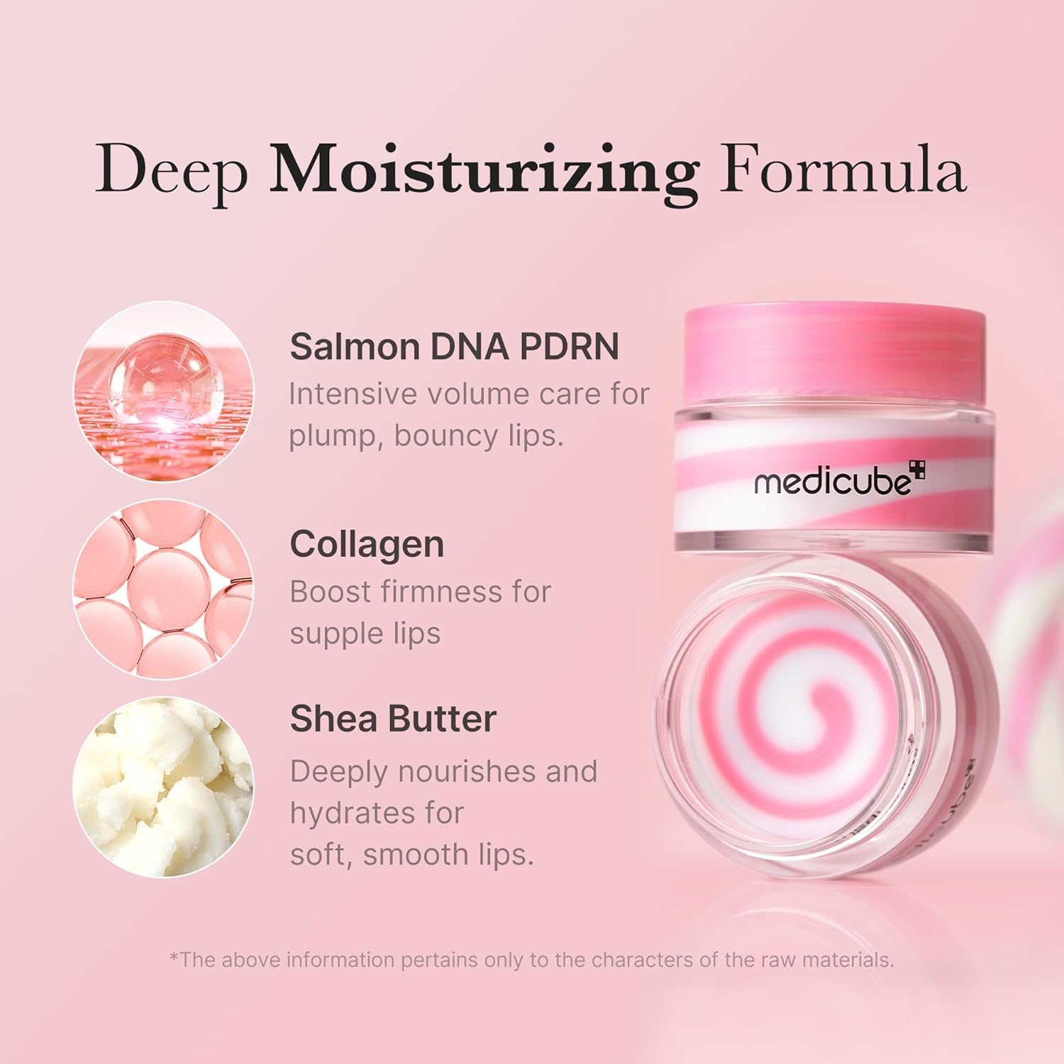 Medicube PDRN Lip Sleeping Mask Glow Balm | Salmon PDRN, Collagen, Shea Butter for Softer Lips, Long-Lasting Moisture, Overnight and Daily Lip Care, Korean Skincare 0.35 Oz. image number 1