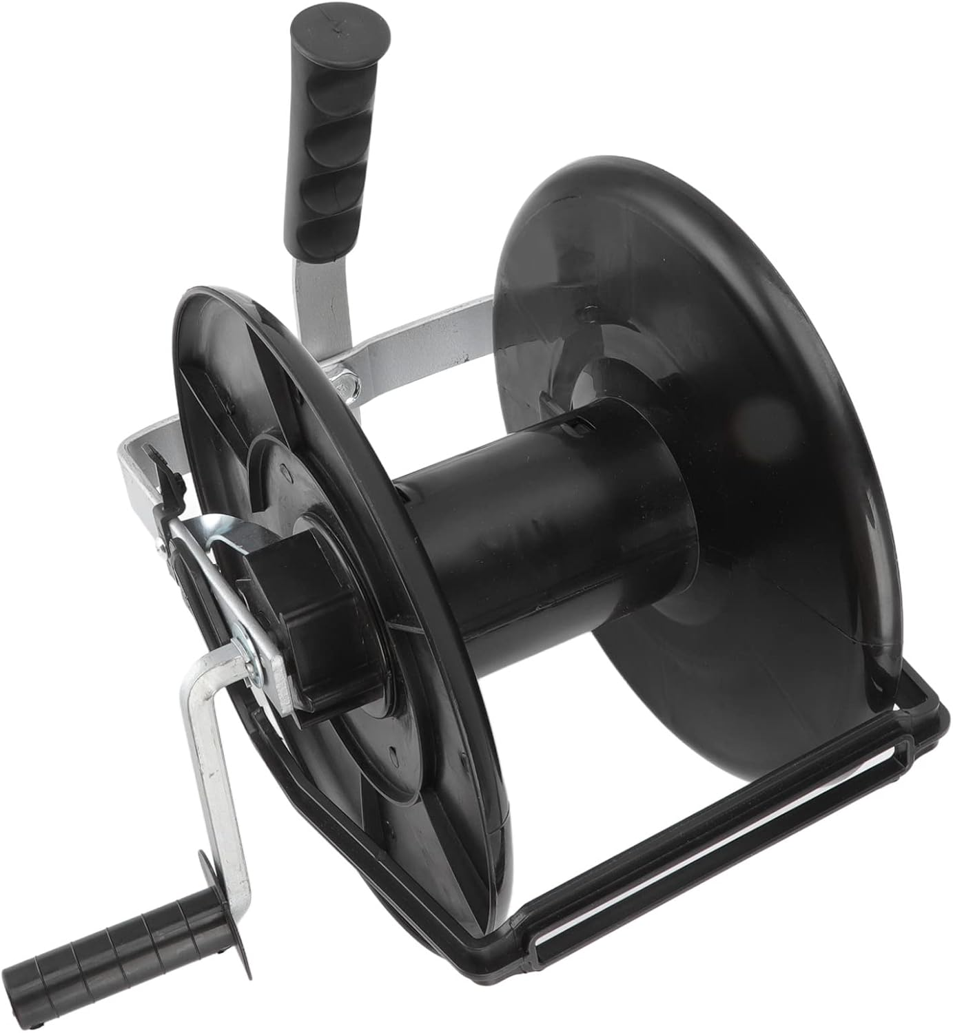 3:1 Gear Ratio, Manual Electric Fence Wire Reel, Locking Function, ABS Material, Wide Usage Cord Winder Reel for Farms, Pastures, Gardens (MLD-005) image number 6
