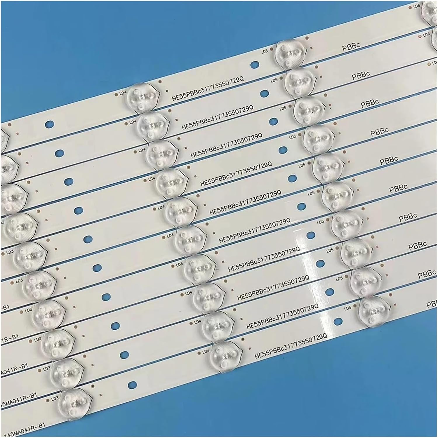LED Backlight Strip 55 for His-Nse H55M3300 55H8C HD550DU-B52S1 55K3300UW H55M3000 55K3300U Hisense 55 HD550DU B52 10X7 3030C V0
