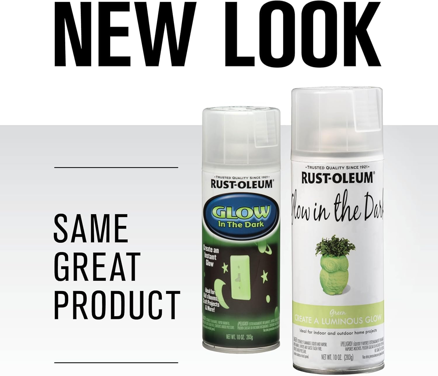 Rust-Oleum Glow in the Dark Spray Paint &ndash; Long-Lasting Luminous Effect, Multi-Surface, Indoor/Outdoor, Ideal for Kids&rsquo; Crafts & Halloween Props, 283G image number 5