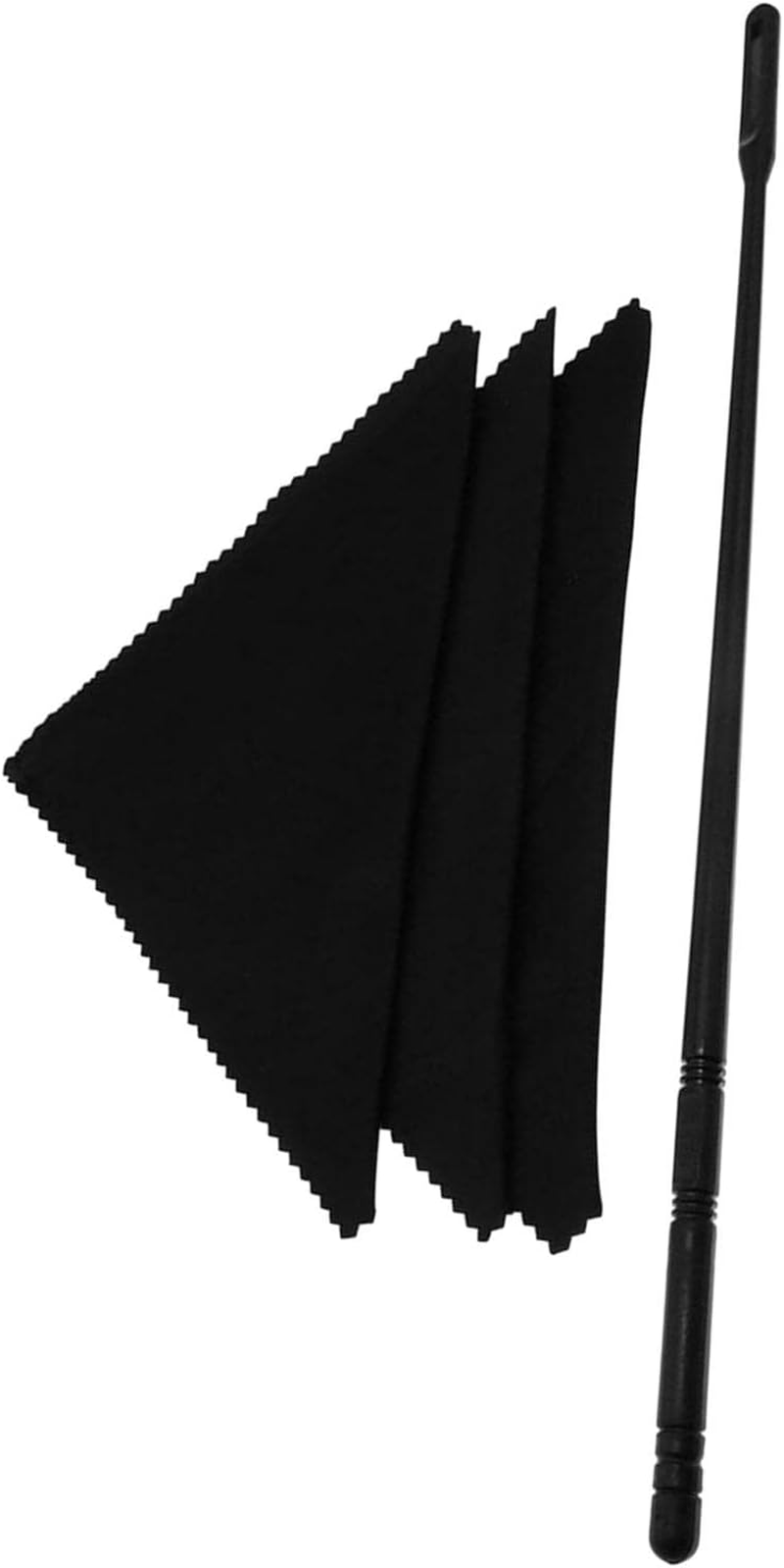 Vaveren Dust Proof Flute Cleaning Kit with Polishing Cloth, Useful Flute Cleaning Rod and Soft Polishing Cloths, Practical Maintenance Tools for Flute and Piccolo image number 5