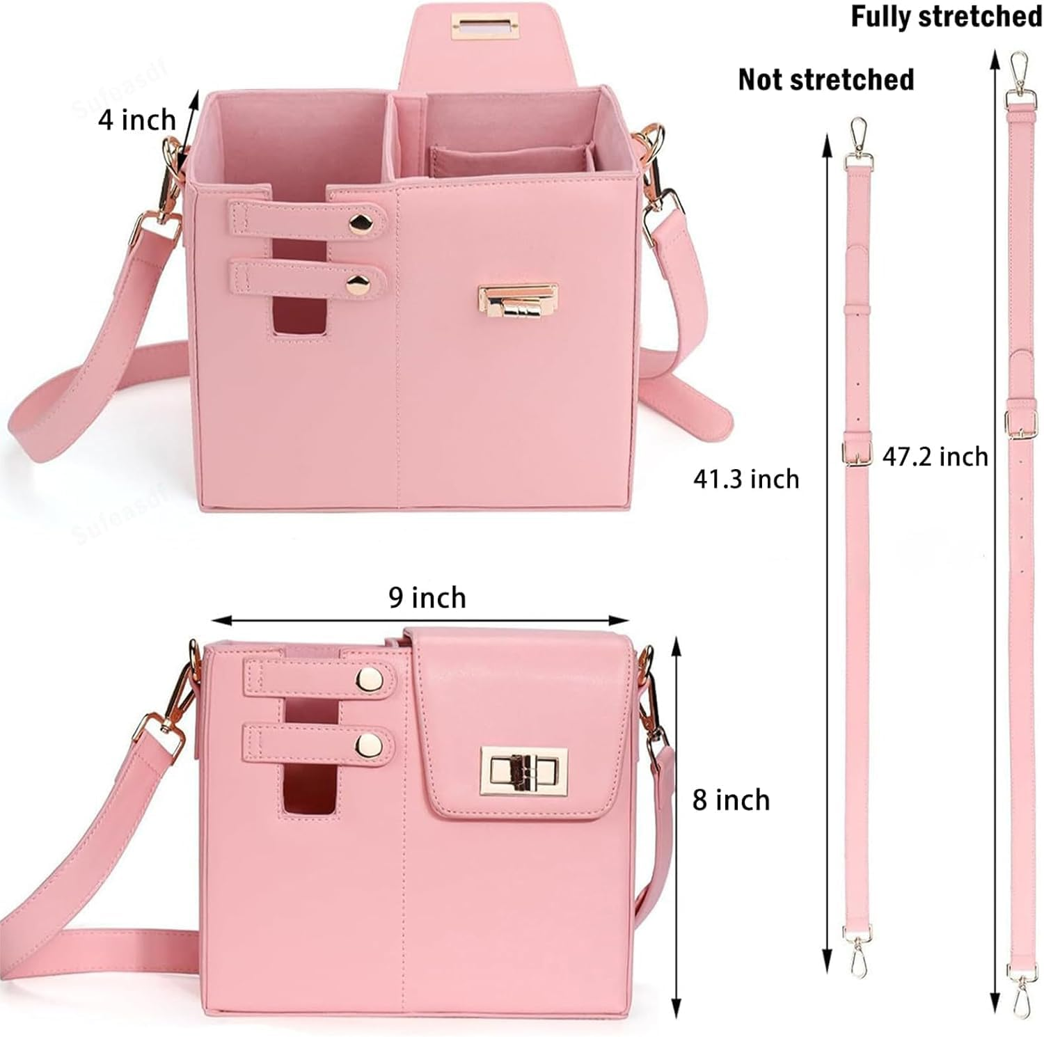 Water Bottle Bag Crossbodys, Water Bottle Carrier Bag for Stanleys Cup image number 2